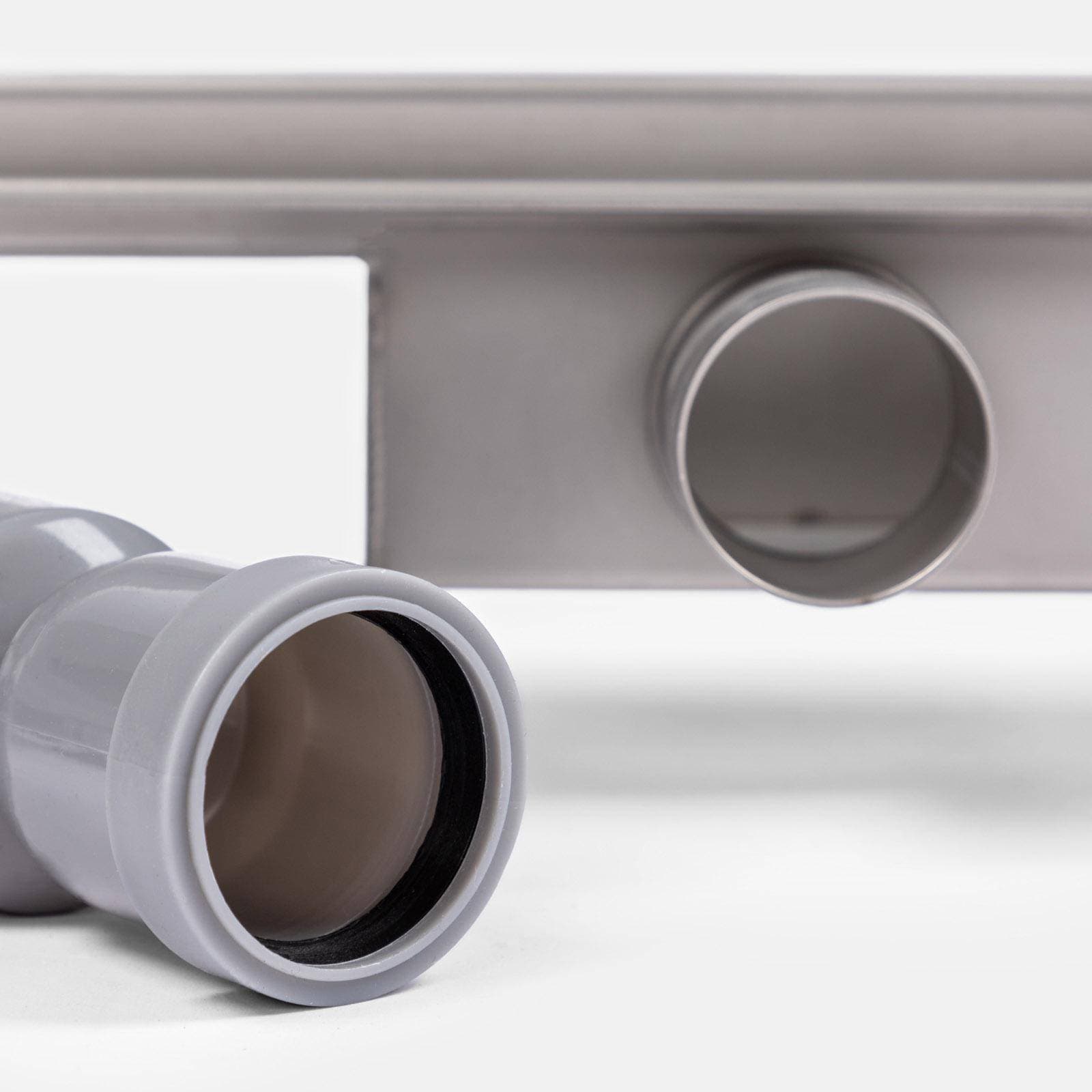 Canalina doccia 50 cm cover in acciaio inox - Stiletto