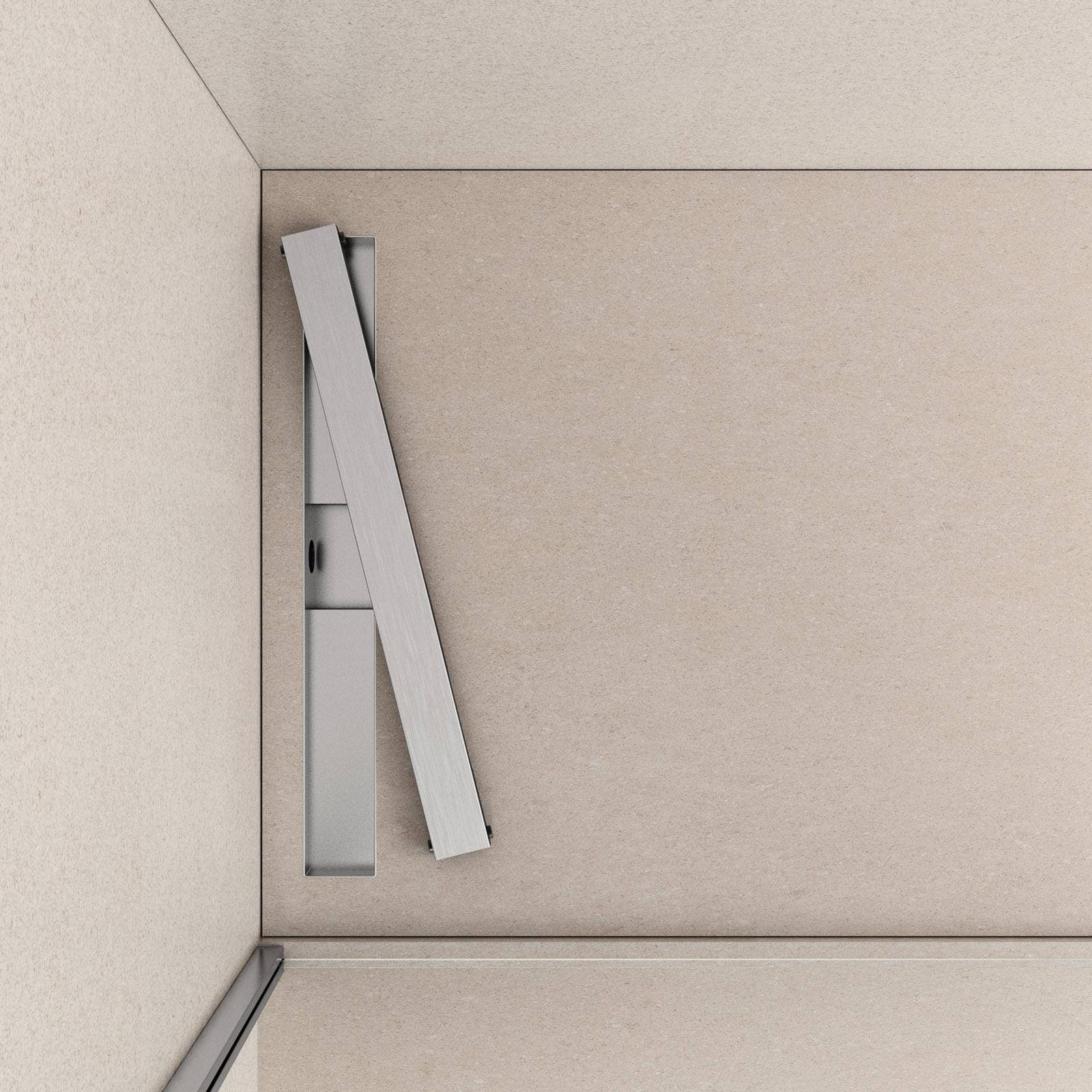 Canalina doccia 70 cm cover in acciaio inox - Stiletto