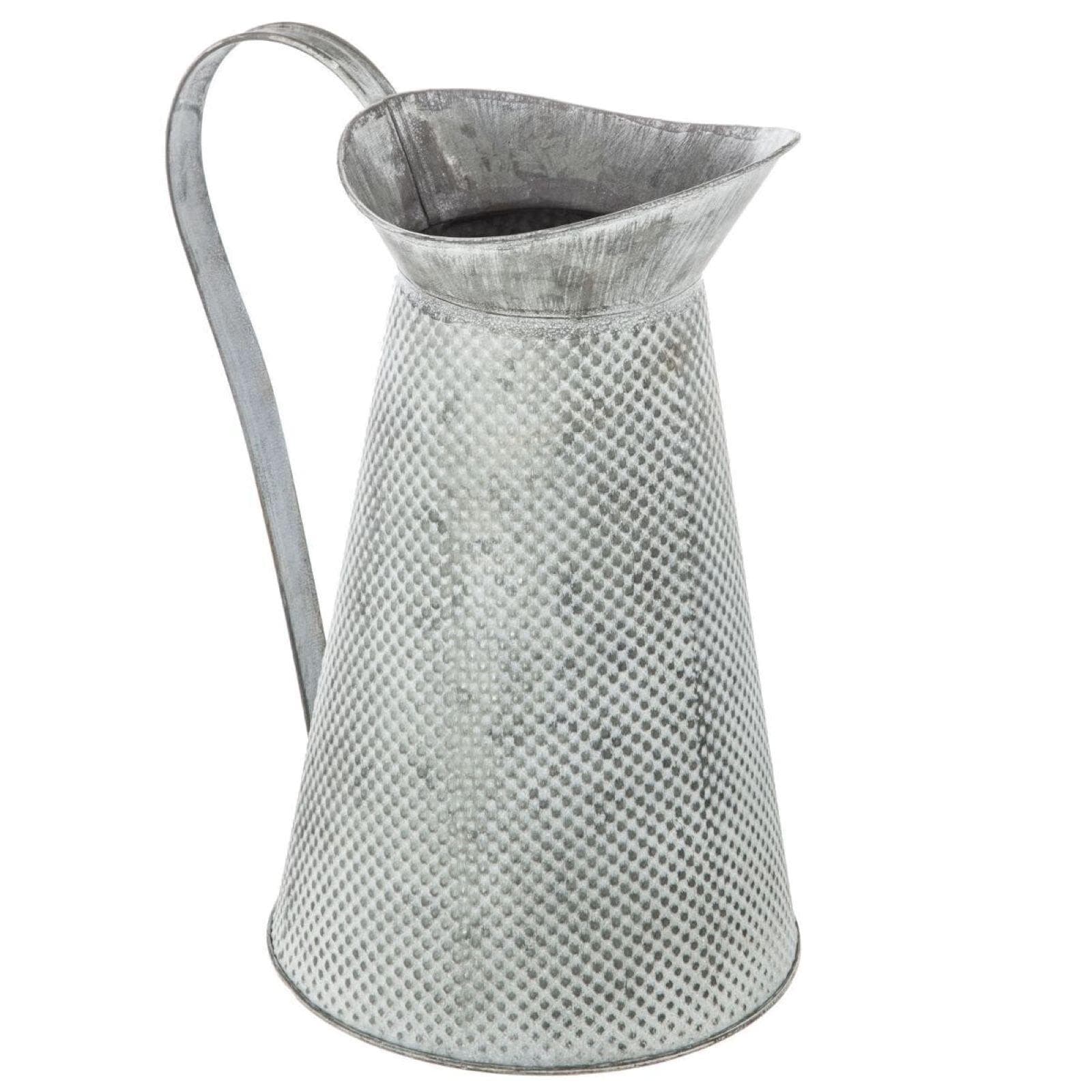 Caraffa decorativa 28h cm in metallo anticato
