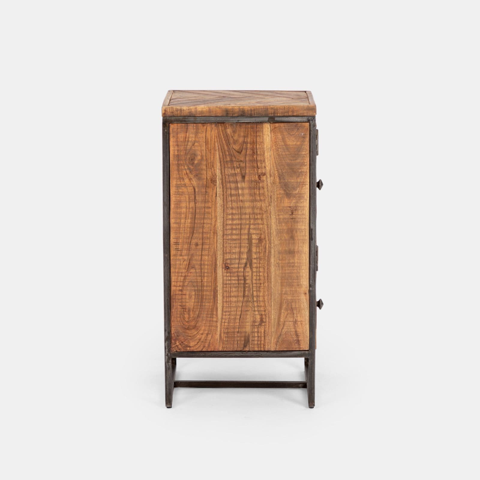 Cassettiera 45x90h cm in legno - Freia Acacia