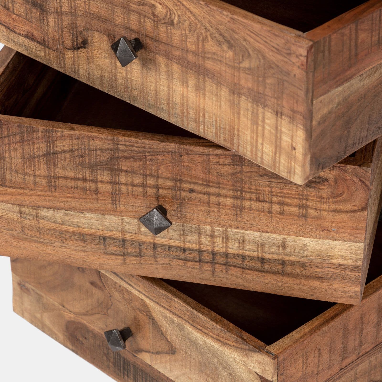 Cassettiera 45x90h cm in legno - Freia Acacia