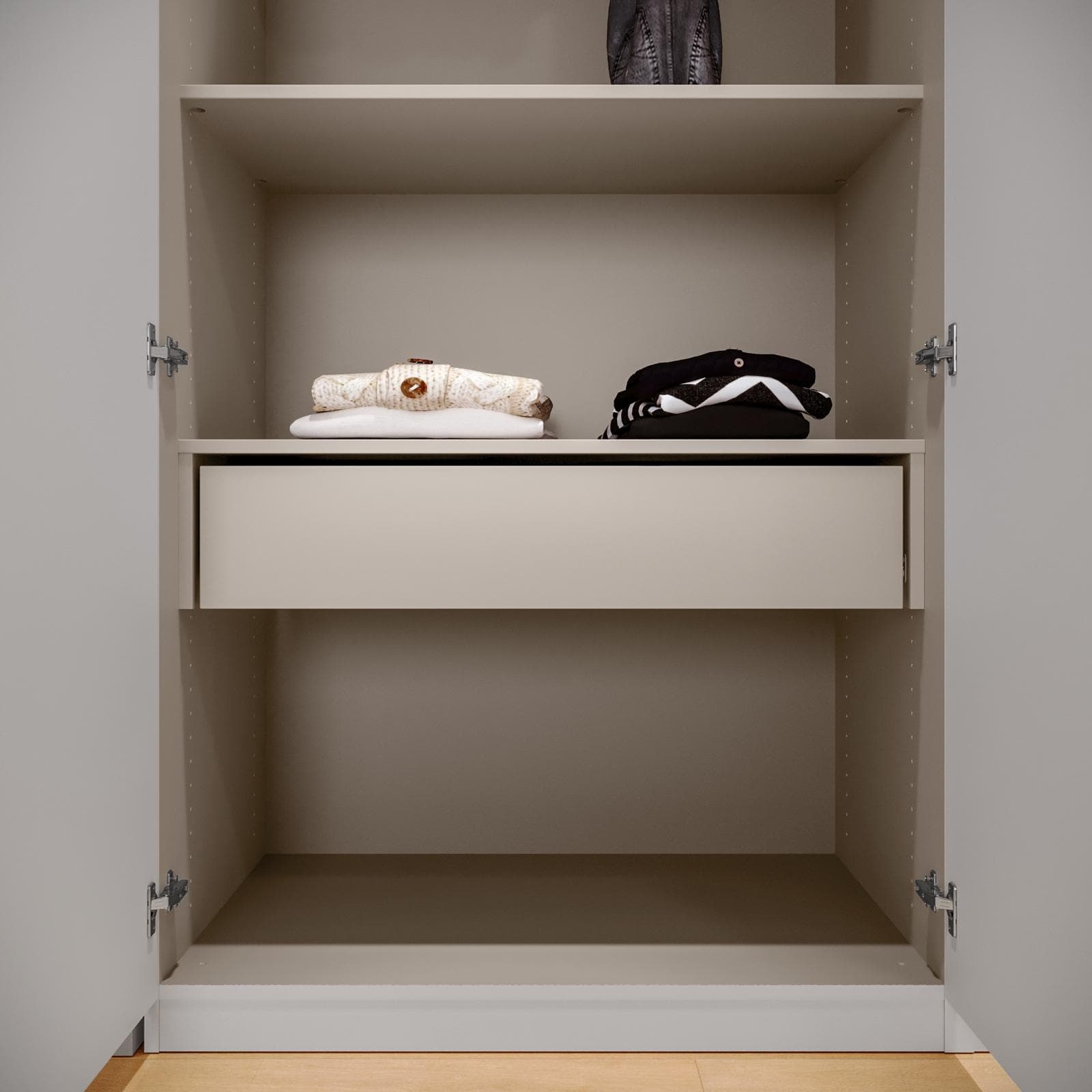 Cassetto soft close cashmere per armadio da 100 cm - Ventur