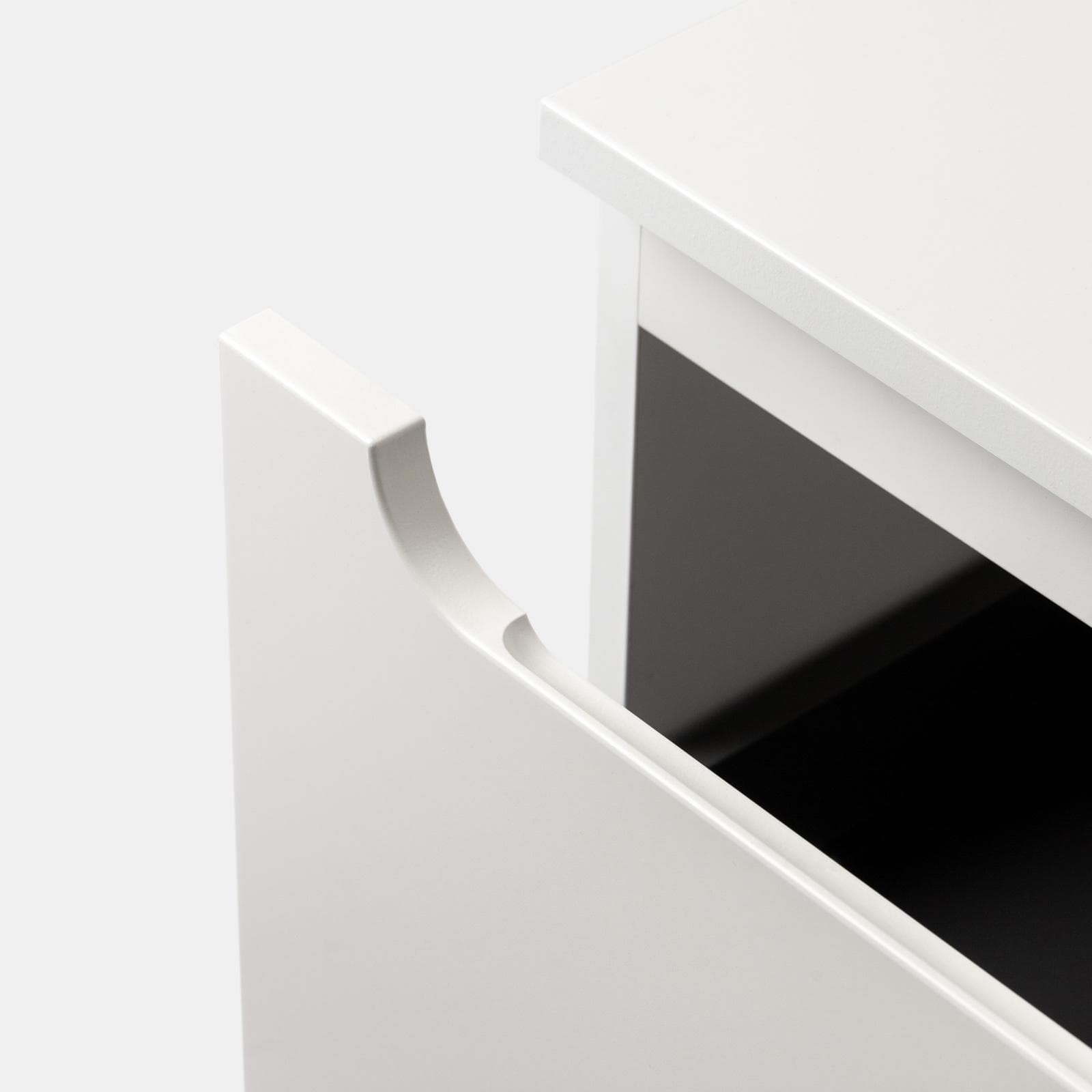 Cassettone sospeso 100 cm con top bianco opaco - Sleek