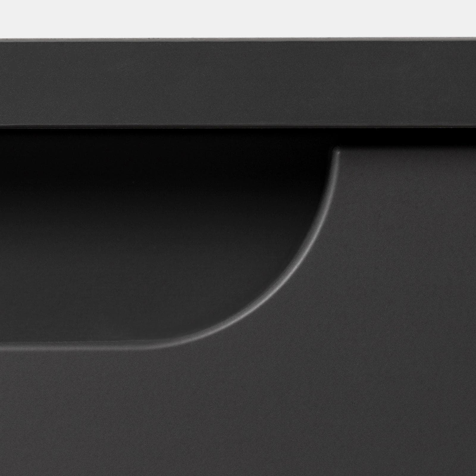 Cassettone sospeso 80 cm con top antracite - Sleek