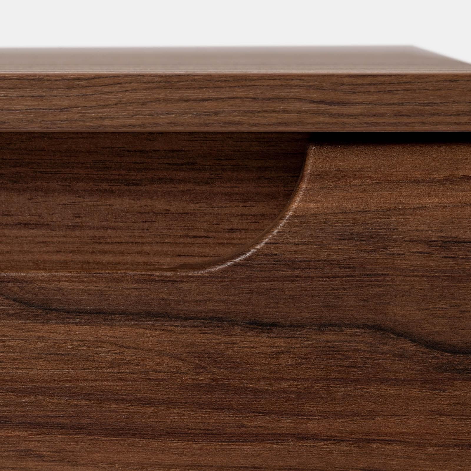 Cassettone sospeso 80 cm con top rovere deciso - Sleek