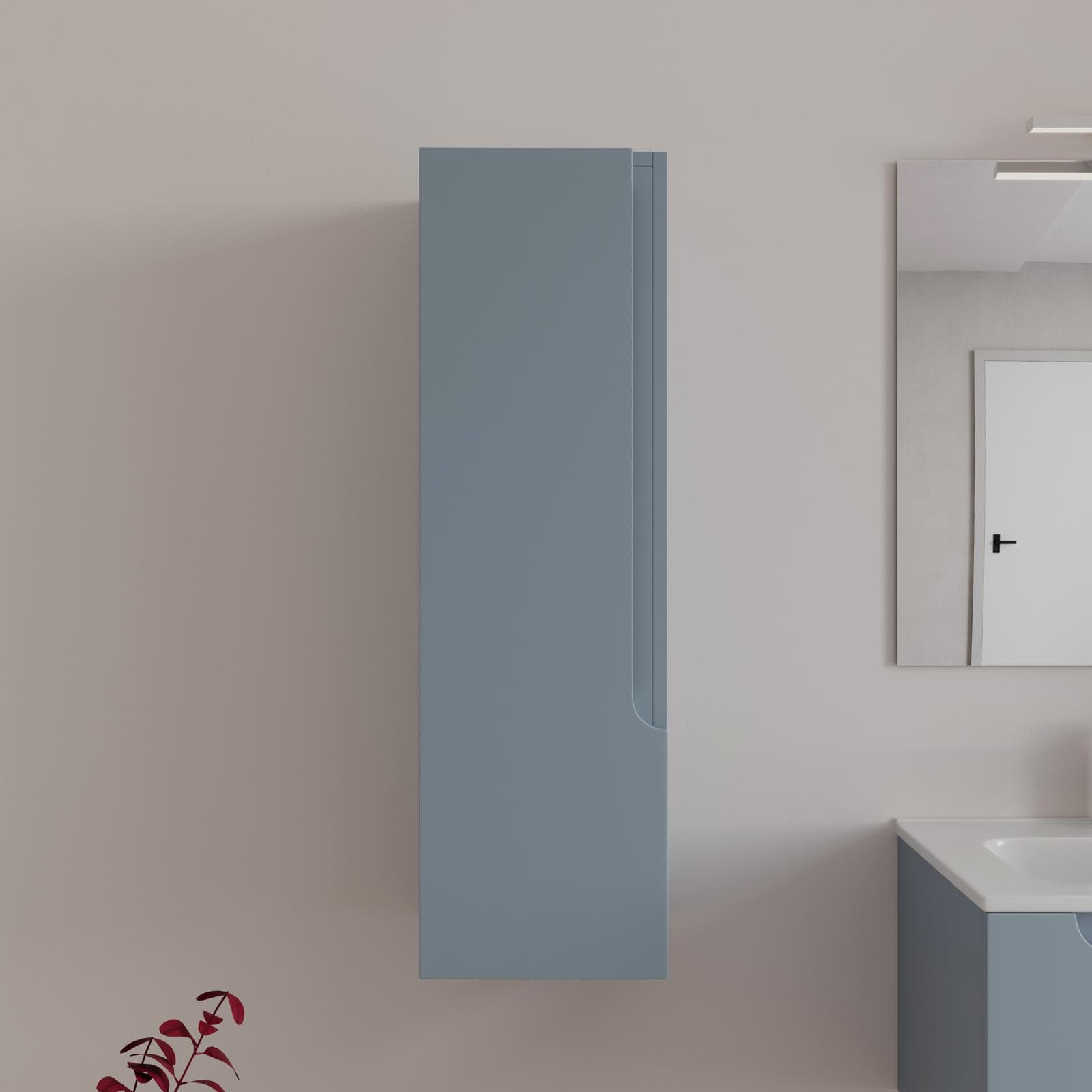 Colonna bagno sospesa 30x30x100h cm carta da zucchero - Agave