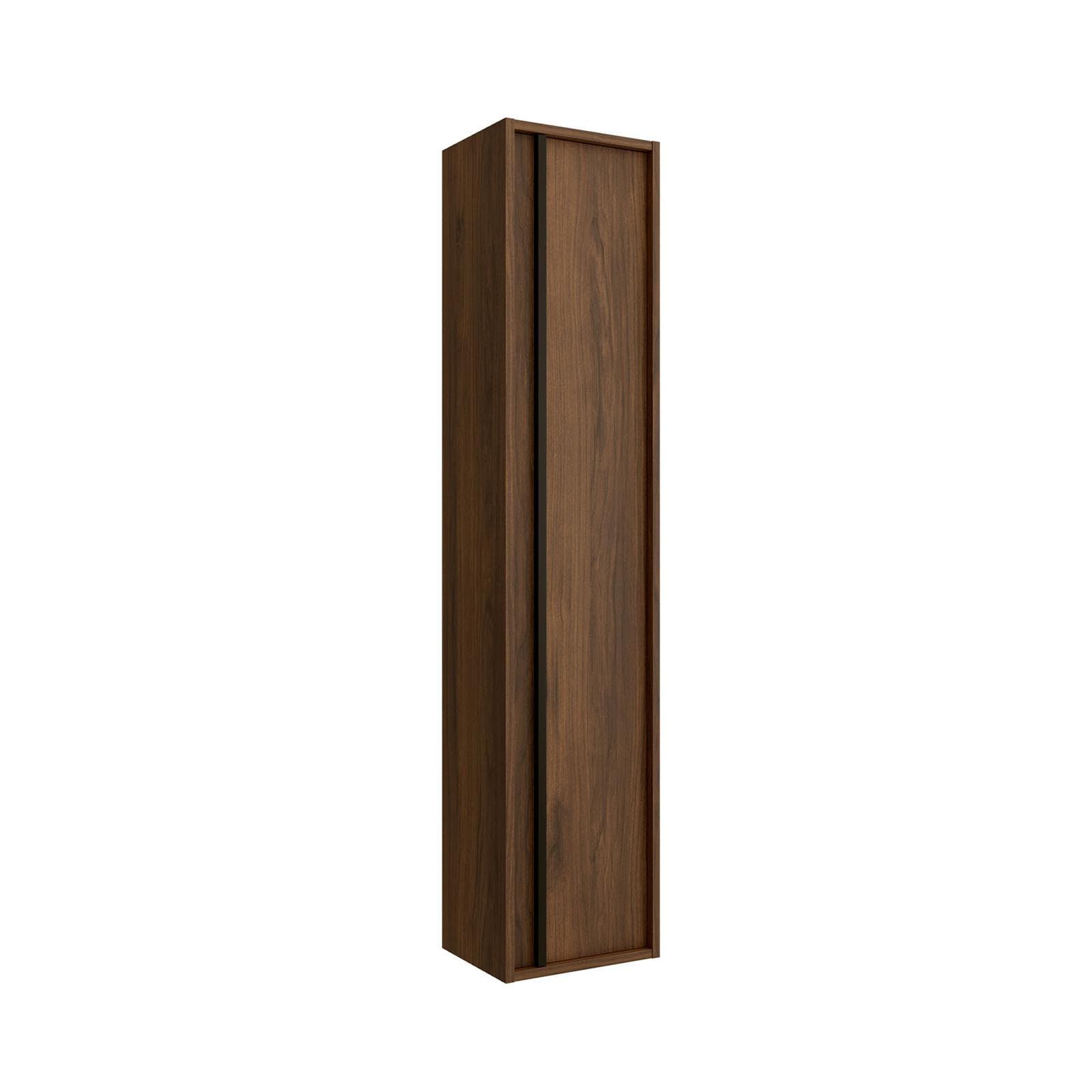 Colonna bagno sospesa 140h cm noce maya con anta Soft Close reversibile - Maestro
