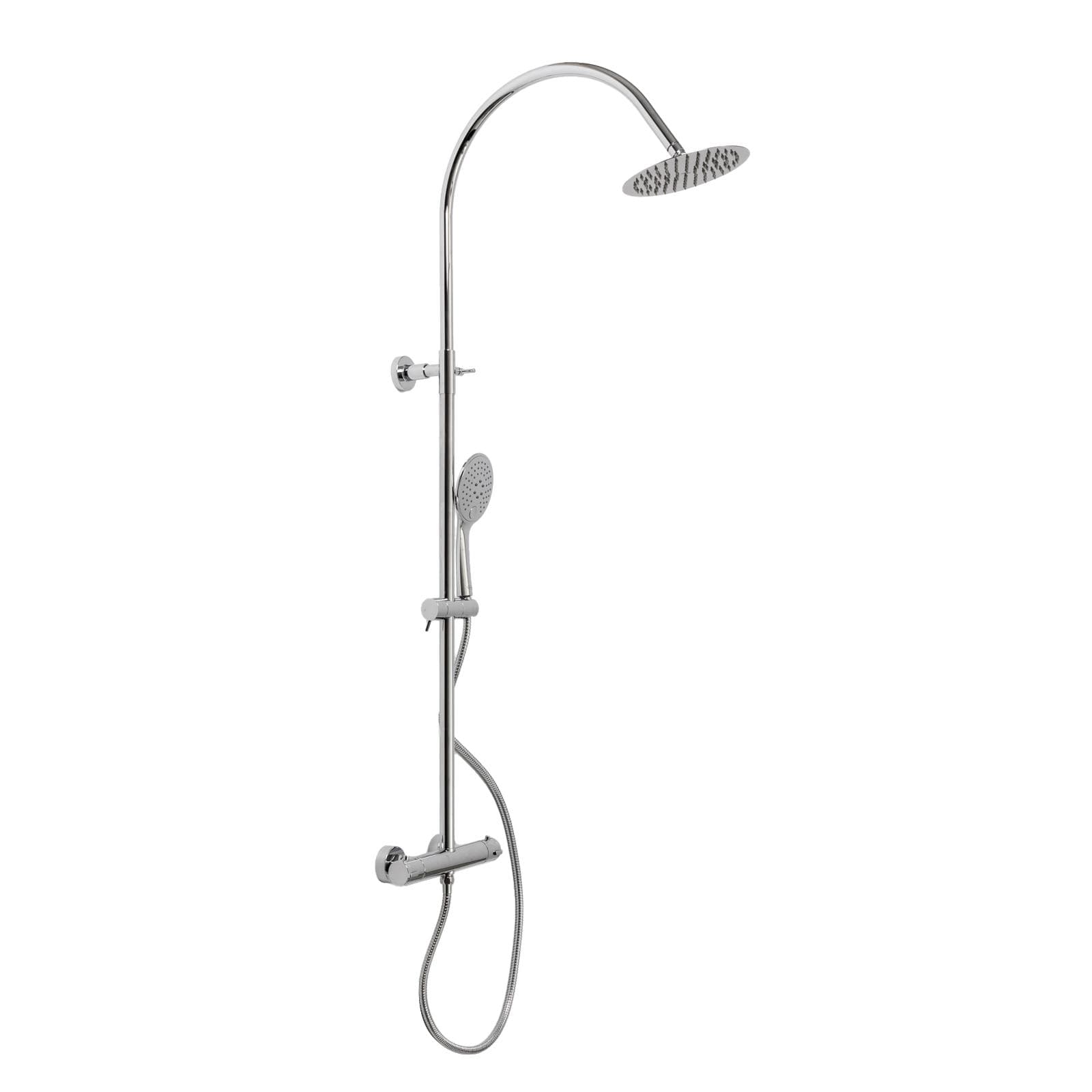 Colonna doccia termostatica Jacuzzi - Rubinetteria soffione 20cm e doccetta
