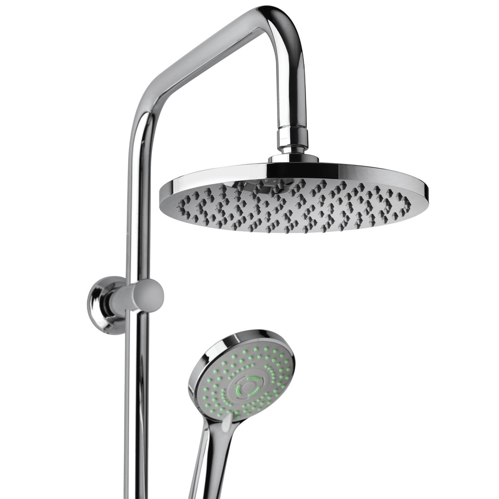 Colonna doccia telescopica Jacuzzi - Rubinetteria finitura cromo con doccino e portasapone