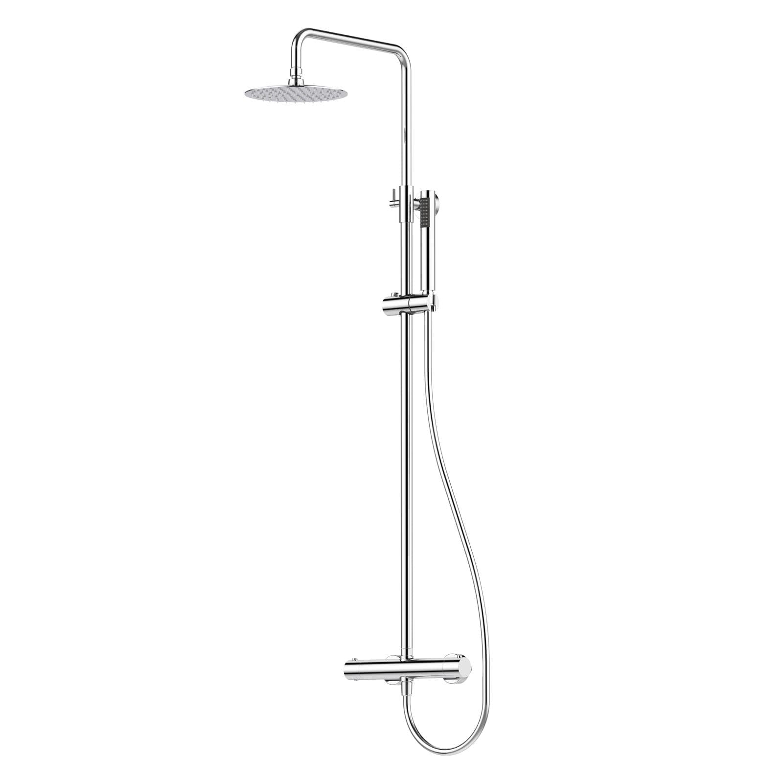 Colonna doccia termostatica in acciaio inox cromo - Oasis