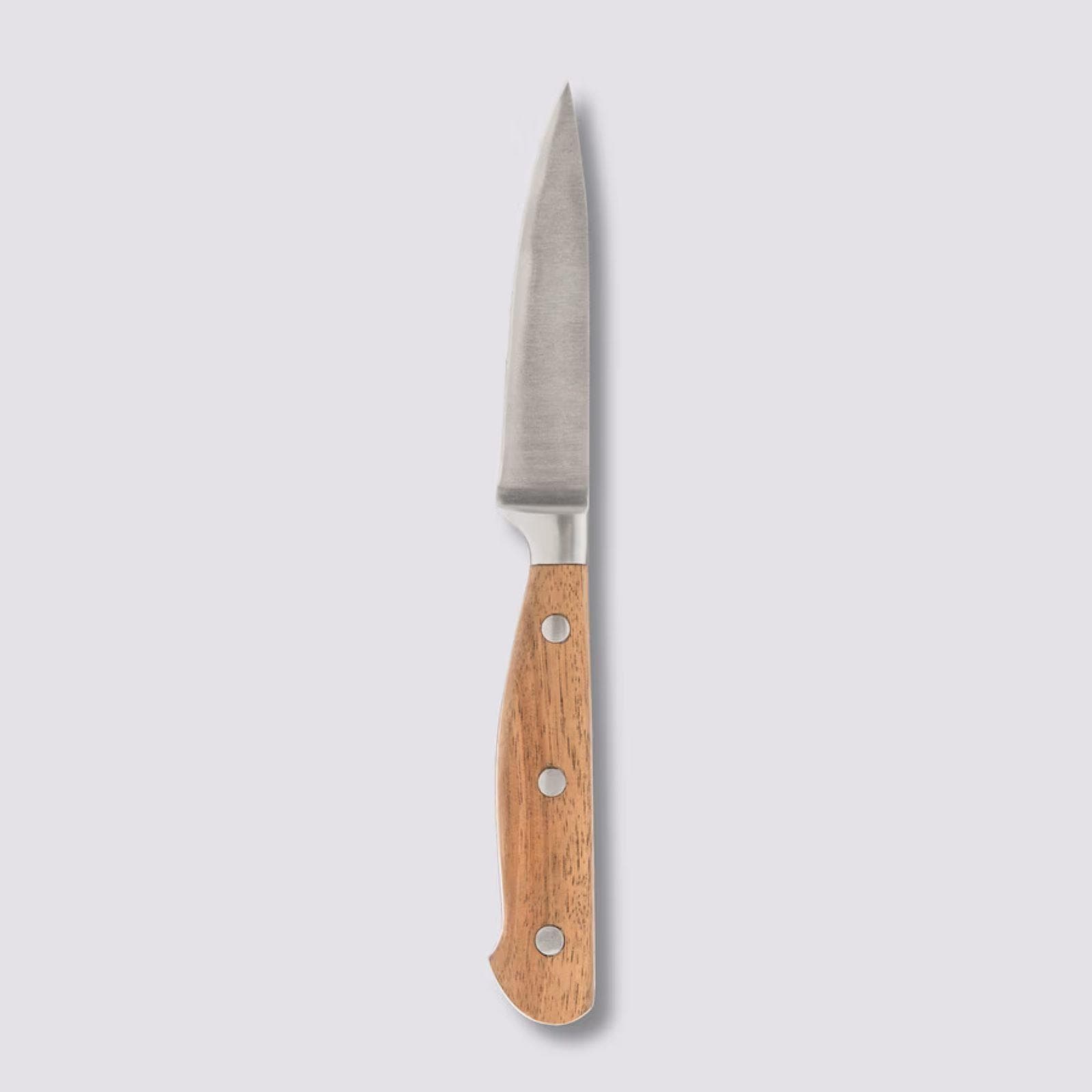 Coltello professionale spelucchino 21h cm in acciaio inox e legno di acacia naturale - Tytan