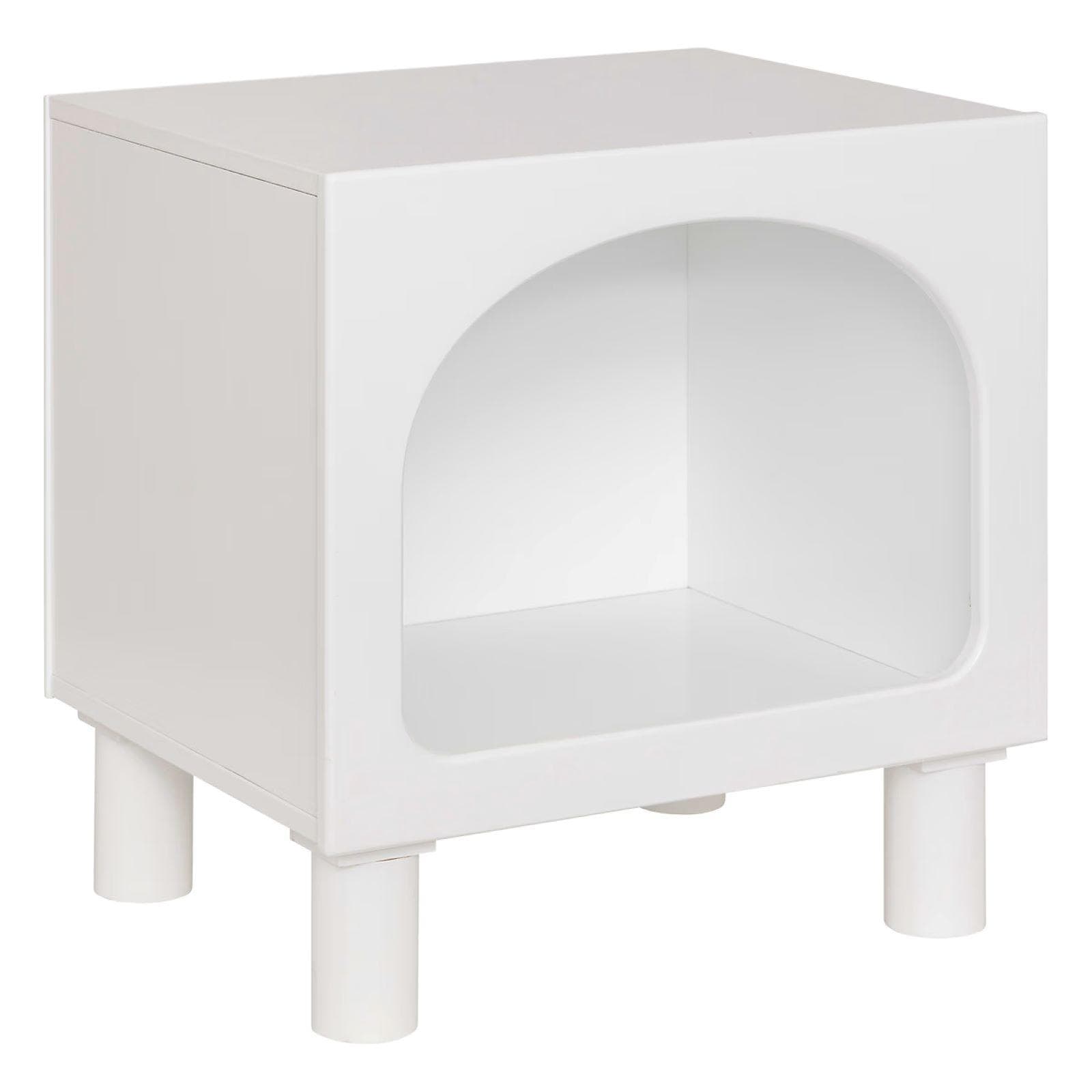 Comodino 40x42h cm in legno bianco - Inary