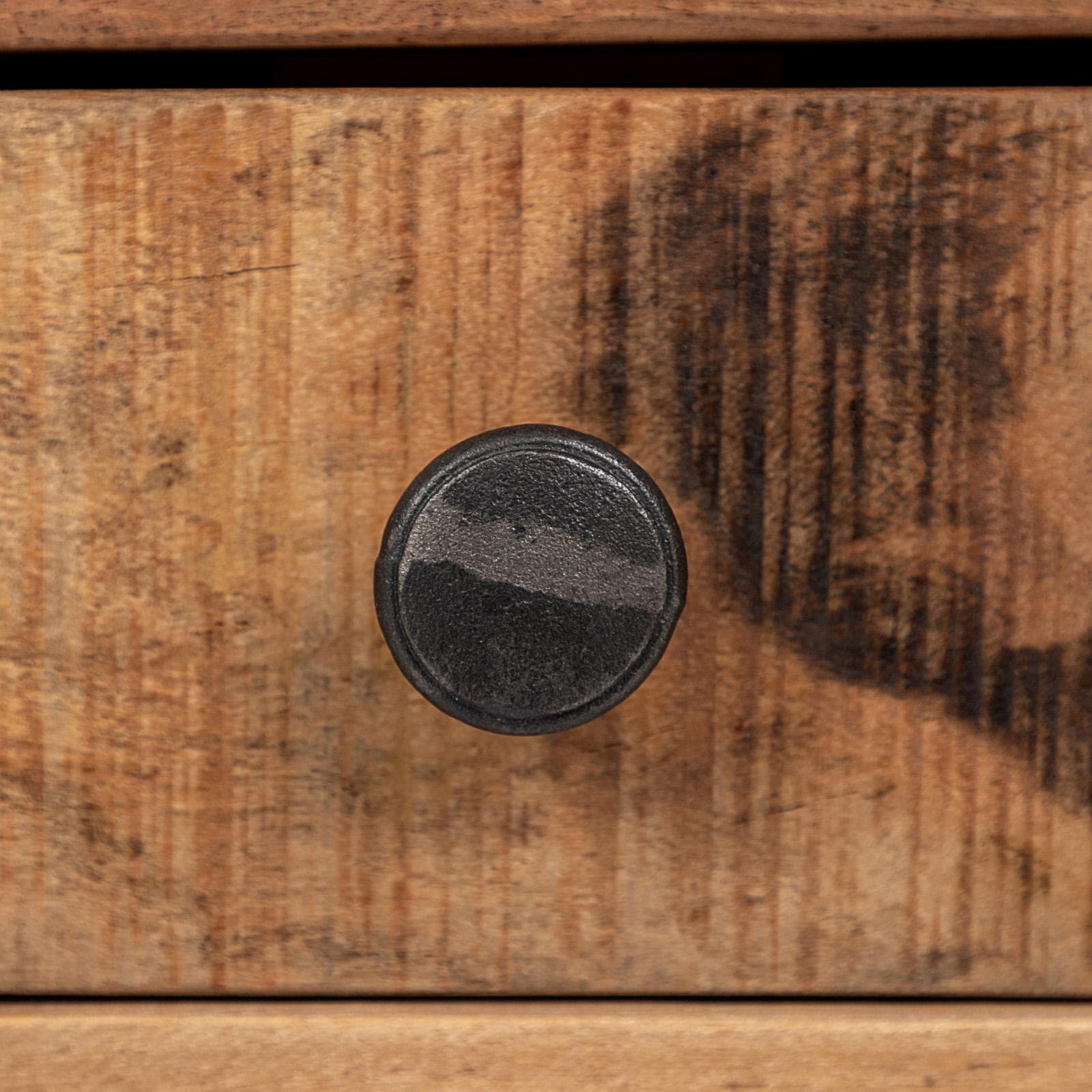 Comodino 44x30 cm in legno di acacia con cassetto - Freia Acacia