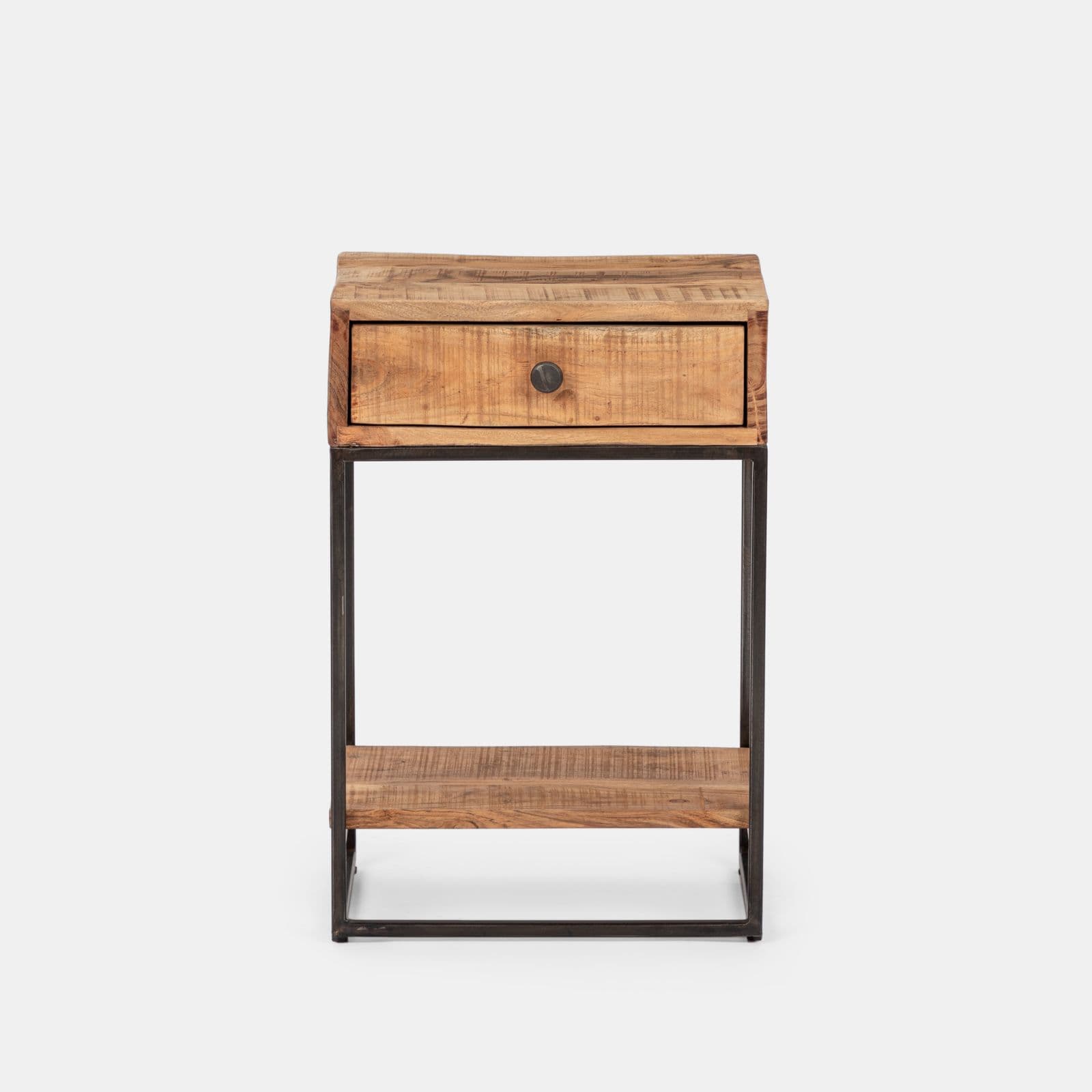Comodino 44x30 cm in legno di acacia - Freia Acacia