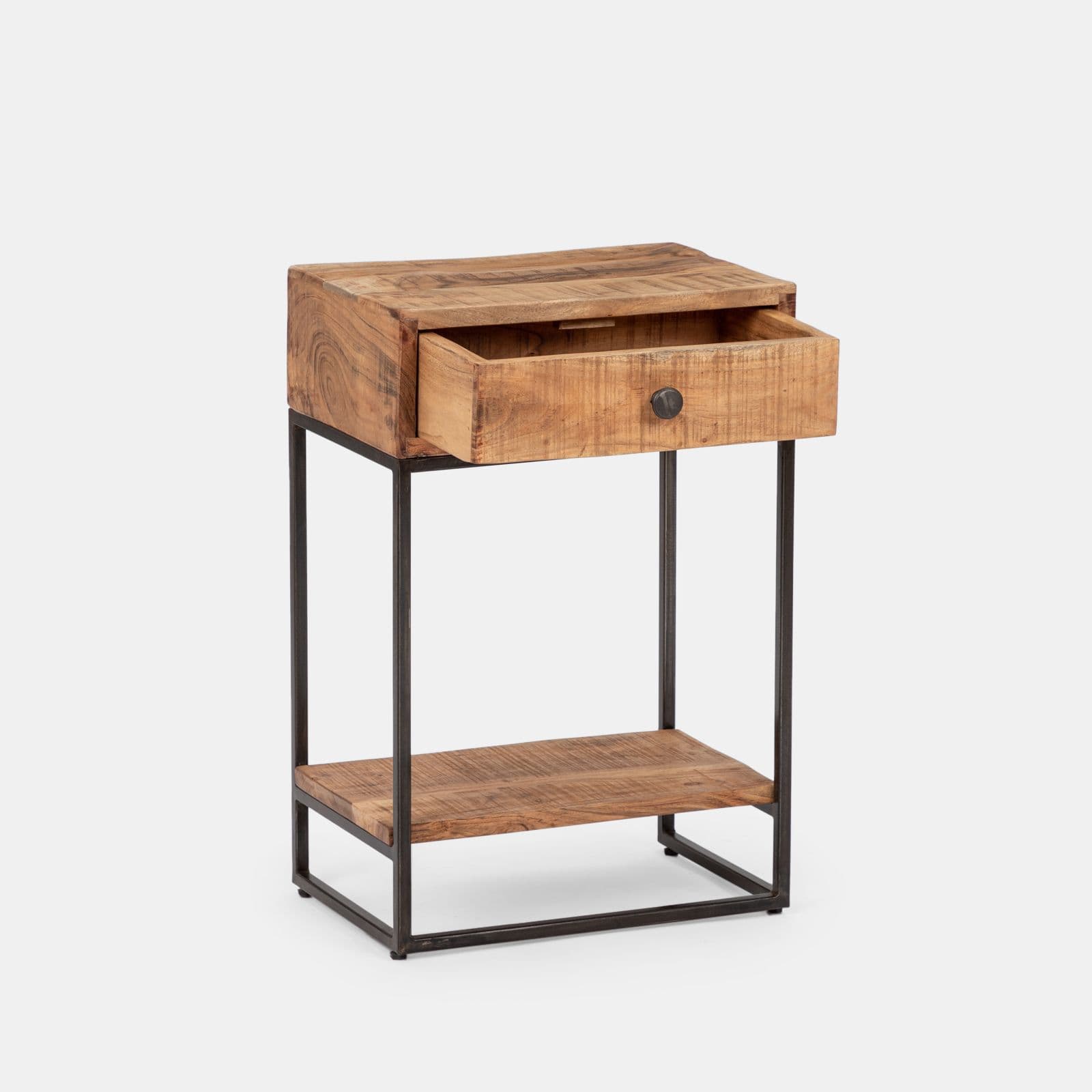 Comodino 44x30 cm in legno di acacia - Freia Acacia