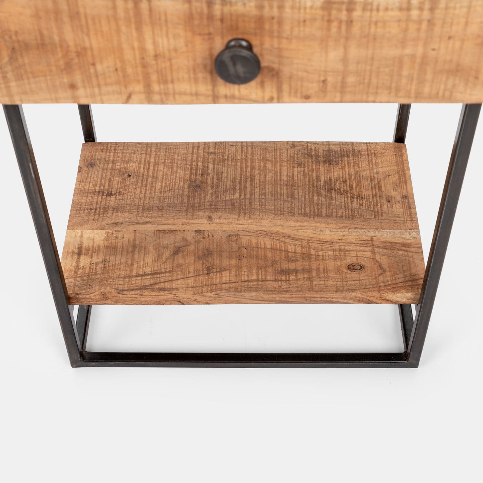 Comodino 44x30 cm in legno di acacia - Freia Acacia