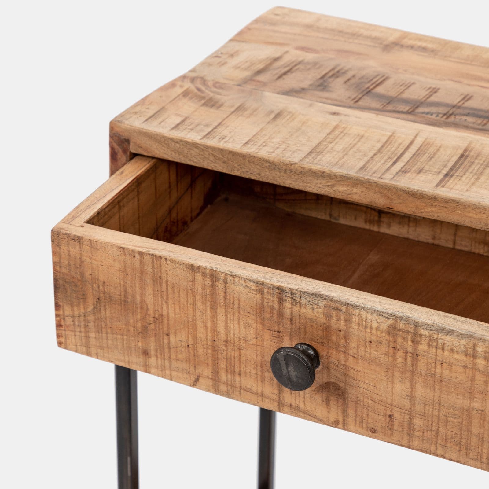 Comodino 44x30 cm in legno di acacia - Freia Acacia