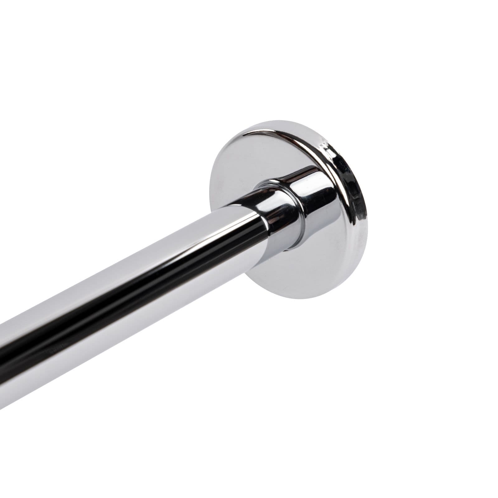 Set doccia cromato con soffione da 40 cm braccio e doccino con tubo flessibile