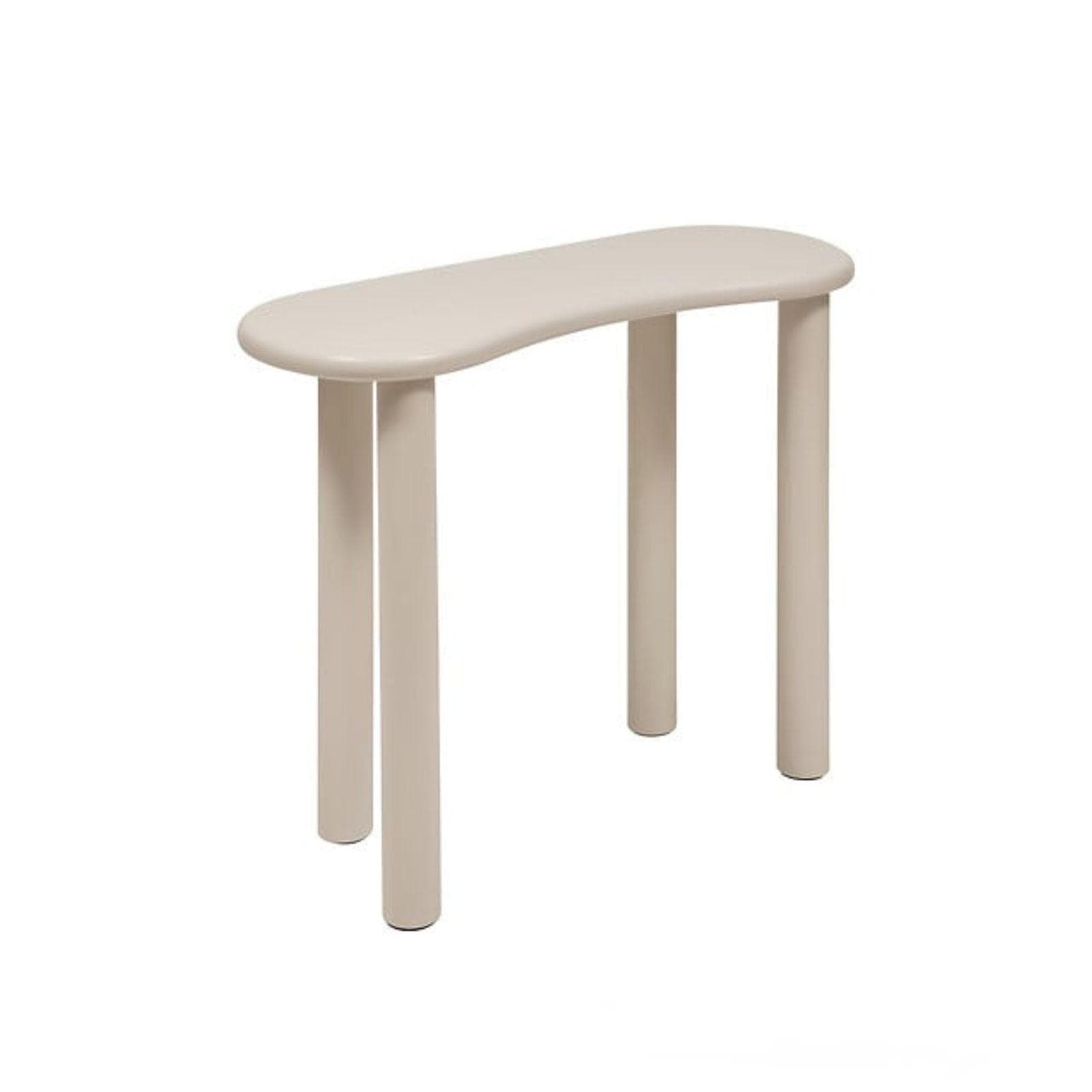 Consolle 100x80h cm in legno di pino beige semilucido - Lomea