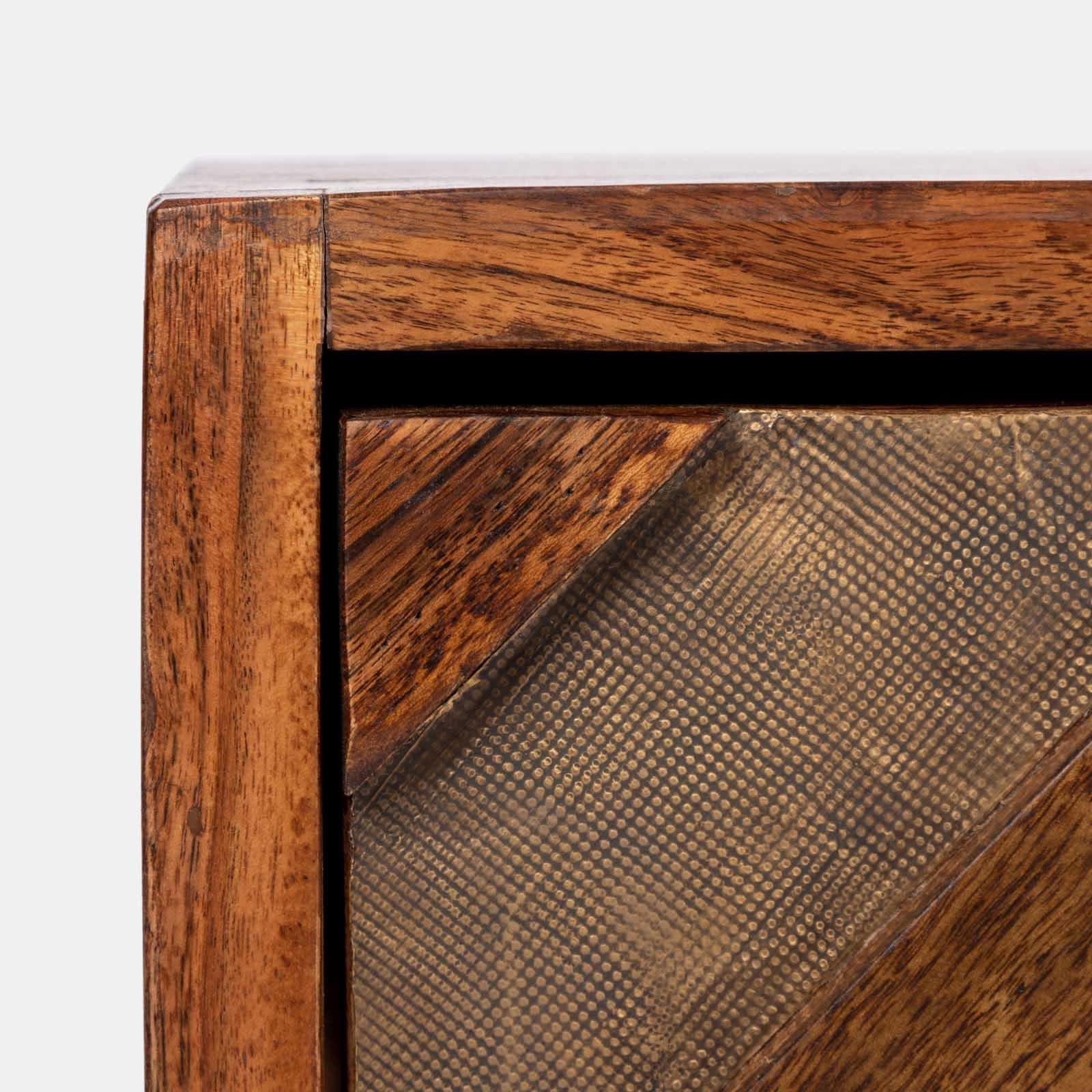 Consolle 87x35 cm in legno di acacia - Freia Acacia