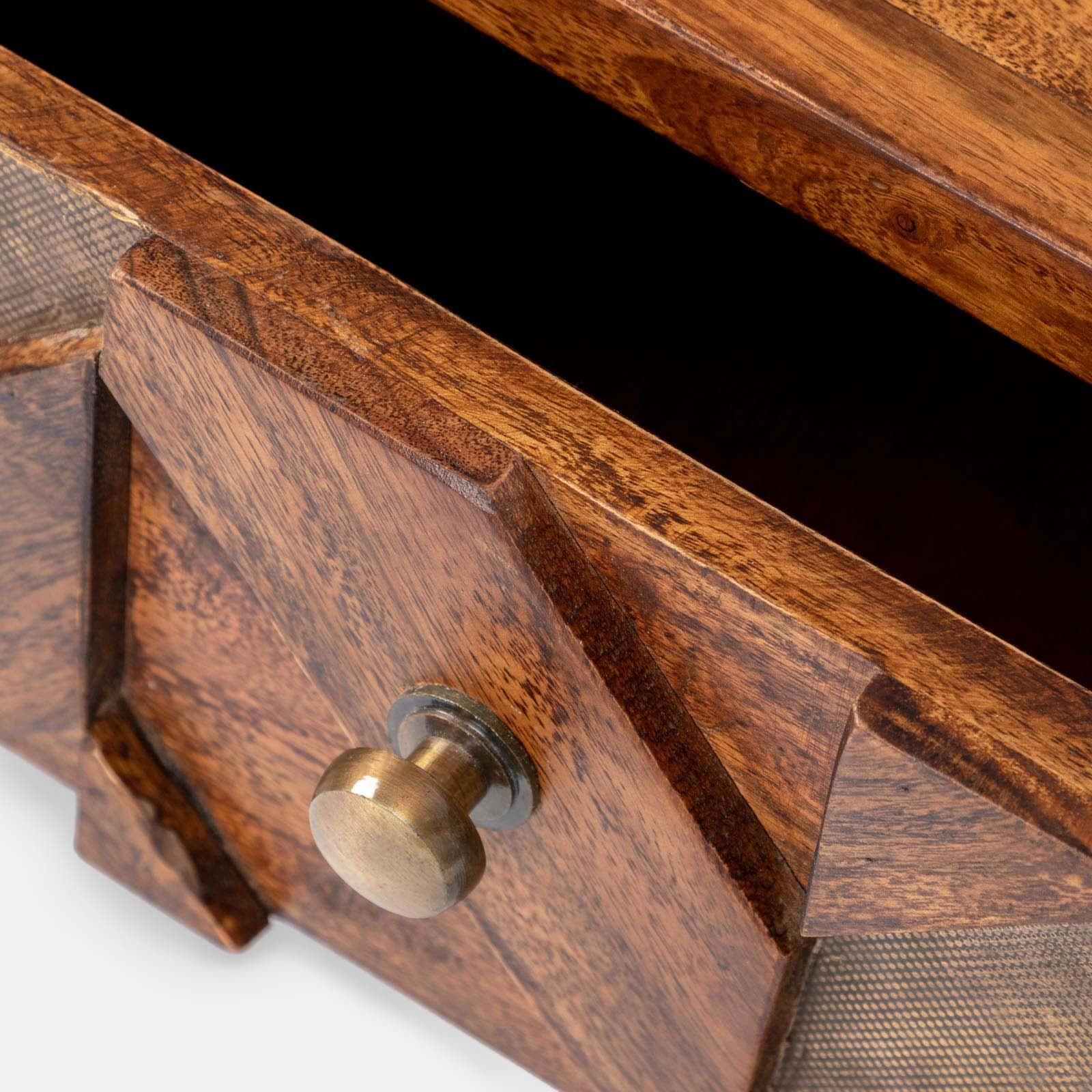 Consolle 87x35 cm in legno di acacia - Freia Acacia