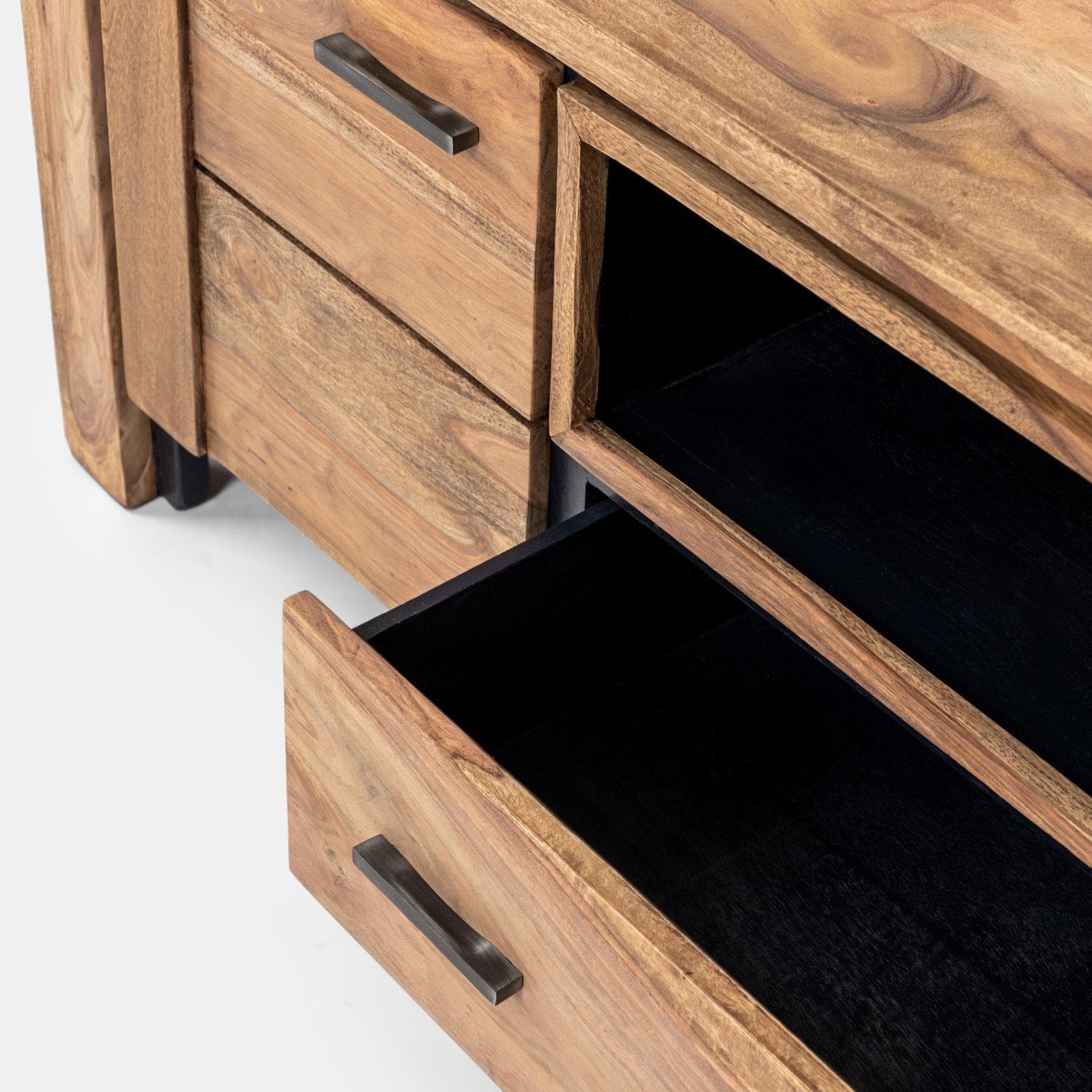 Mobile porta tv 175 cm in legno di acacia - Freia Acacia