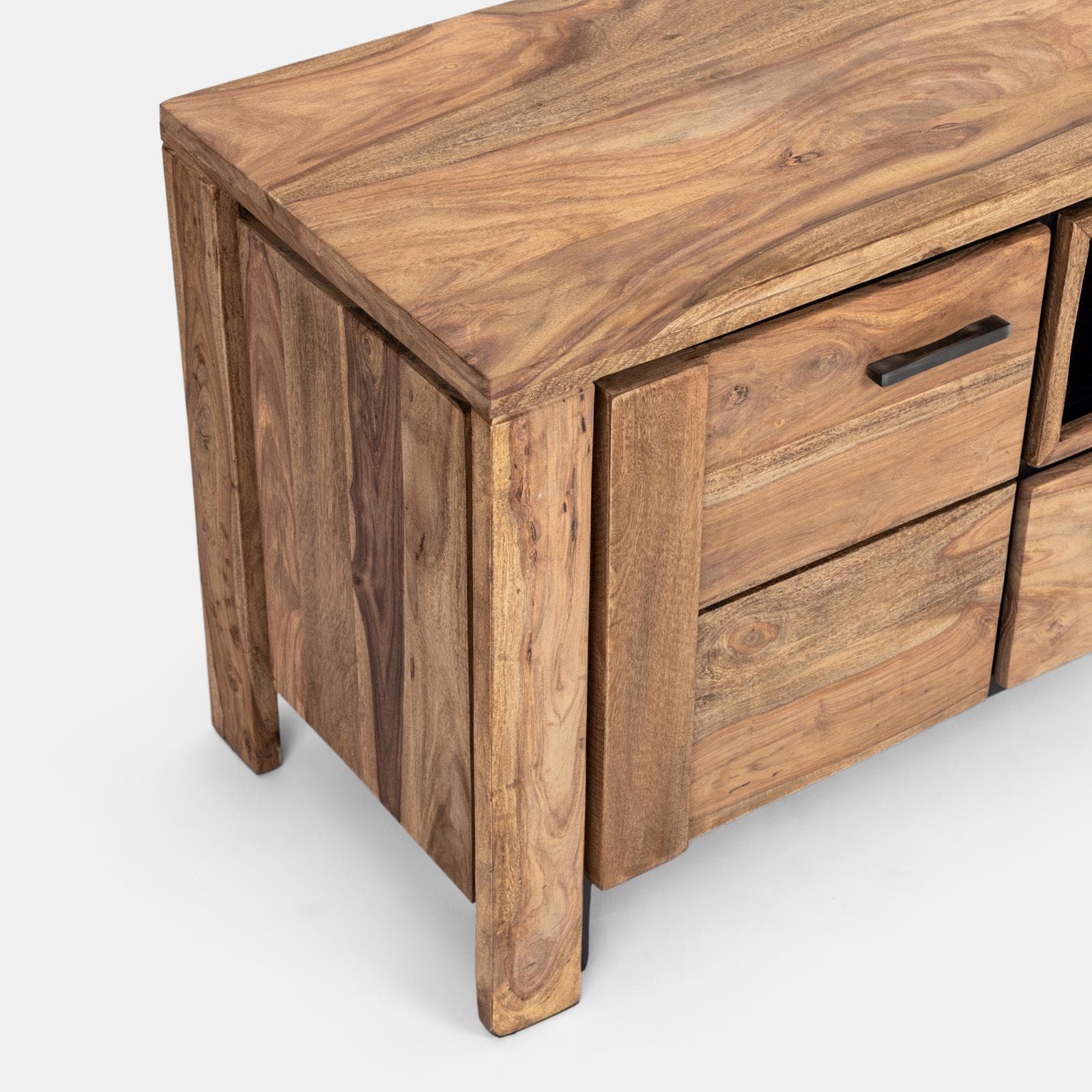 Mobile porta tv 175 cm in legno di acacia - Freia Acacia