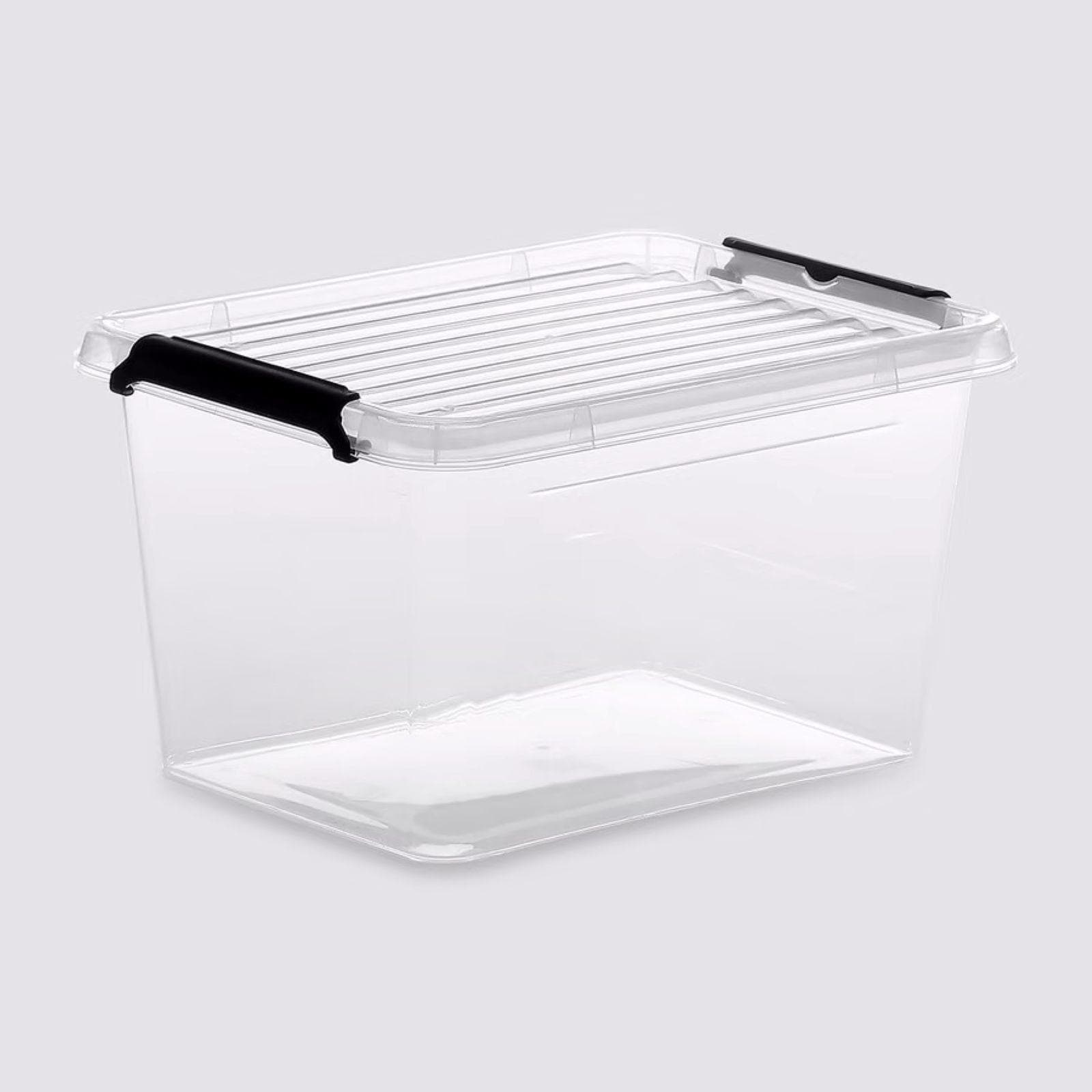 Contenitore 20x11h cm in polipropilene con chiusura a clip - Archivia