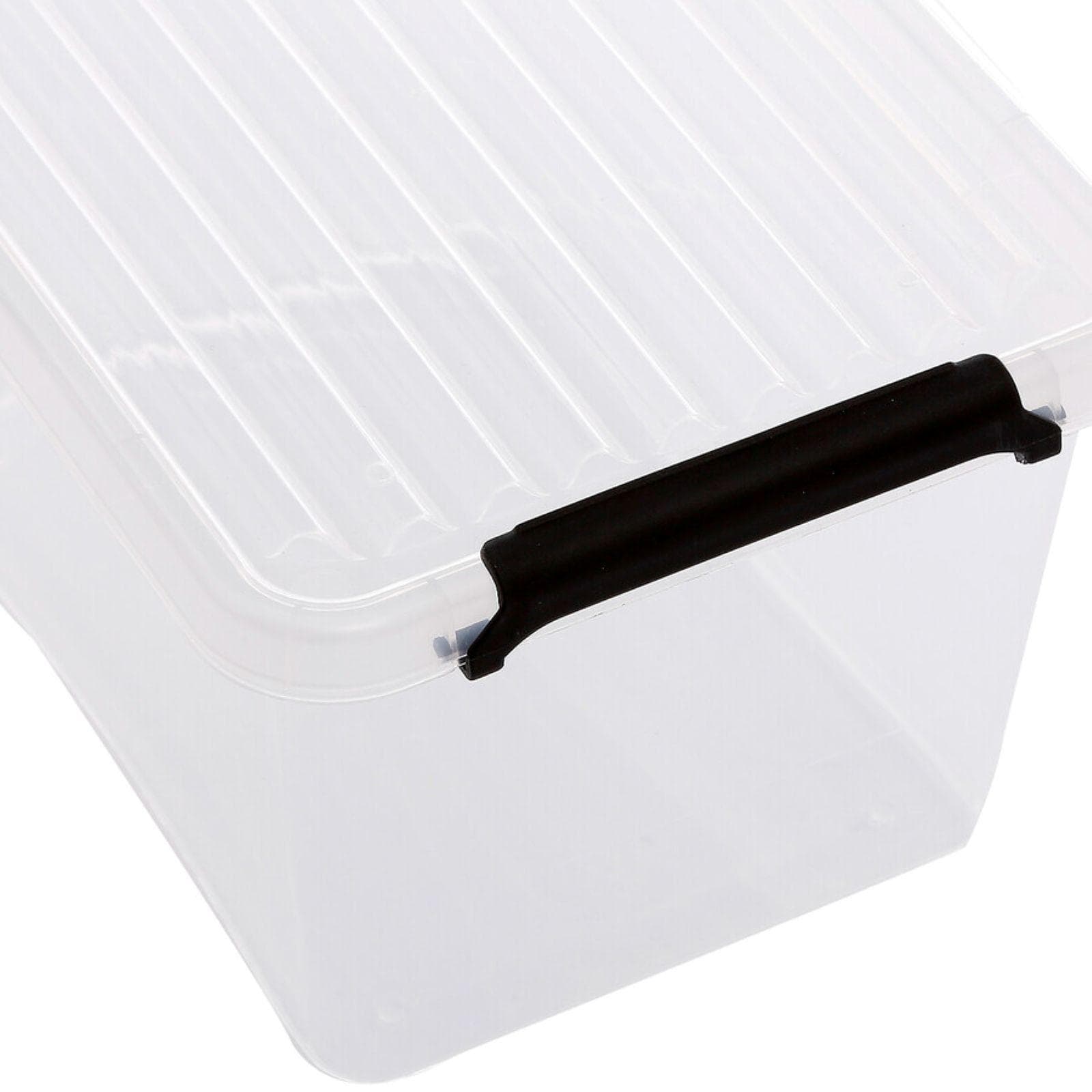 Contenitore 20x11h cm in polipropilene con chiusura a clip - Archivia