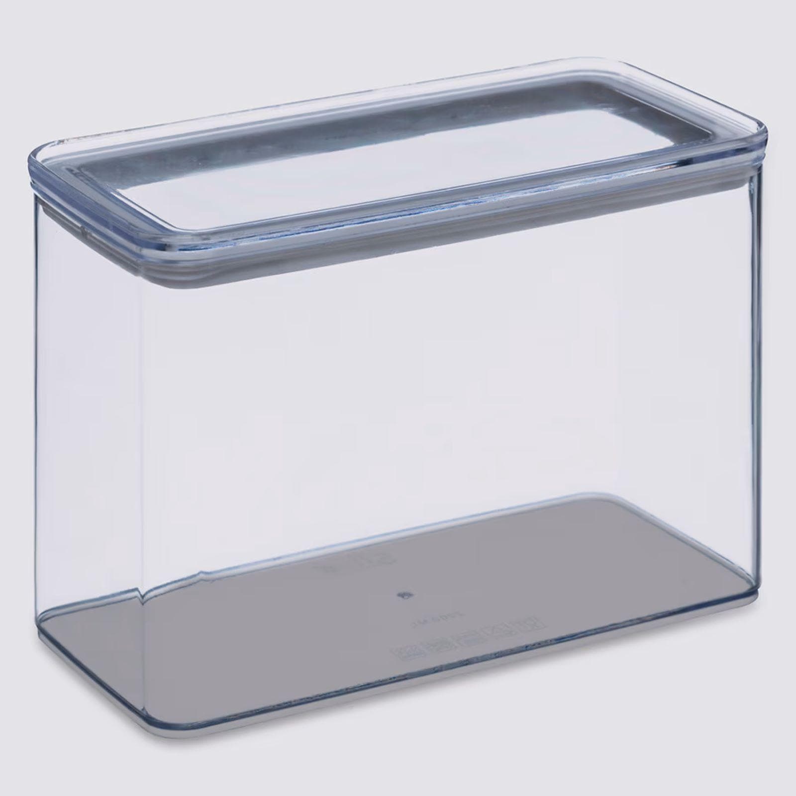 Contenitore 20x14h cm ermetico ed impilabile trasparente - Elgar