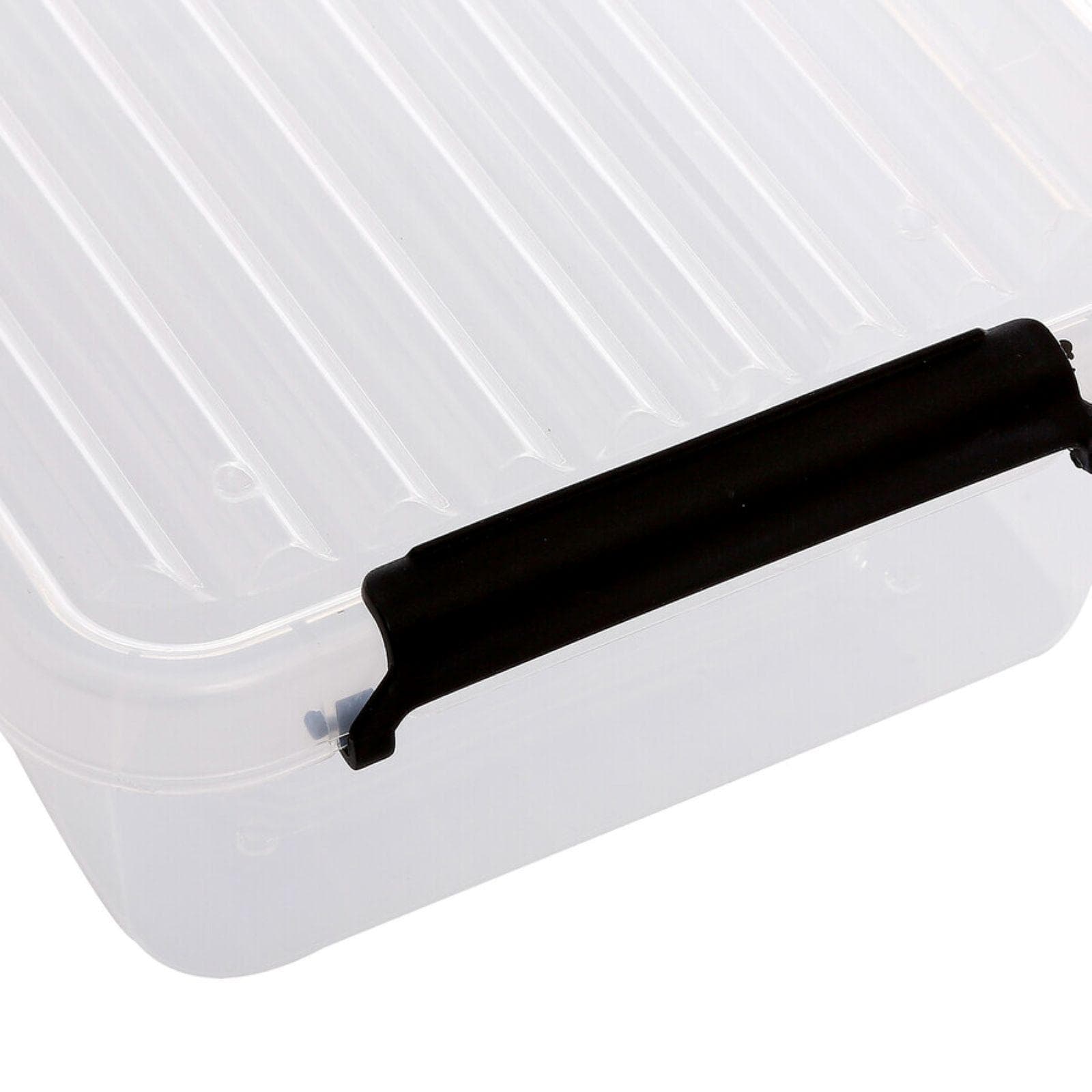 Contenitore 30x9h cm in polipropilene con chiusura a clip - Archivia