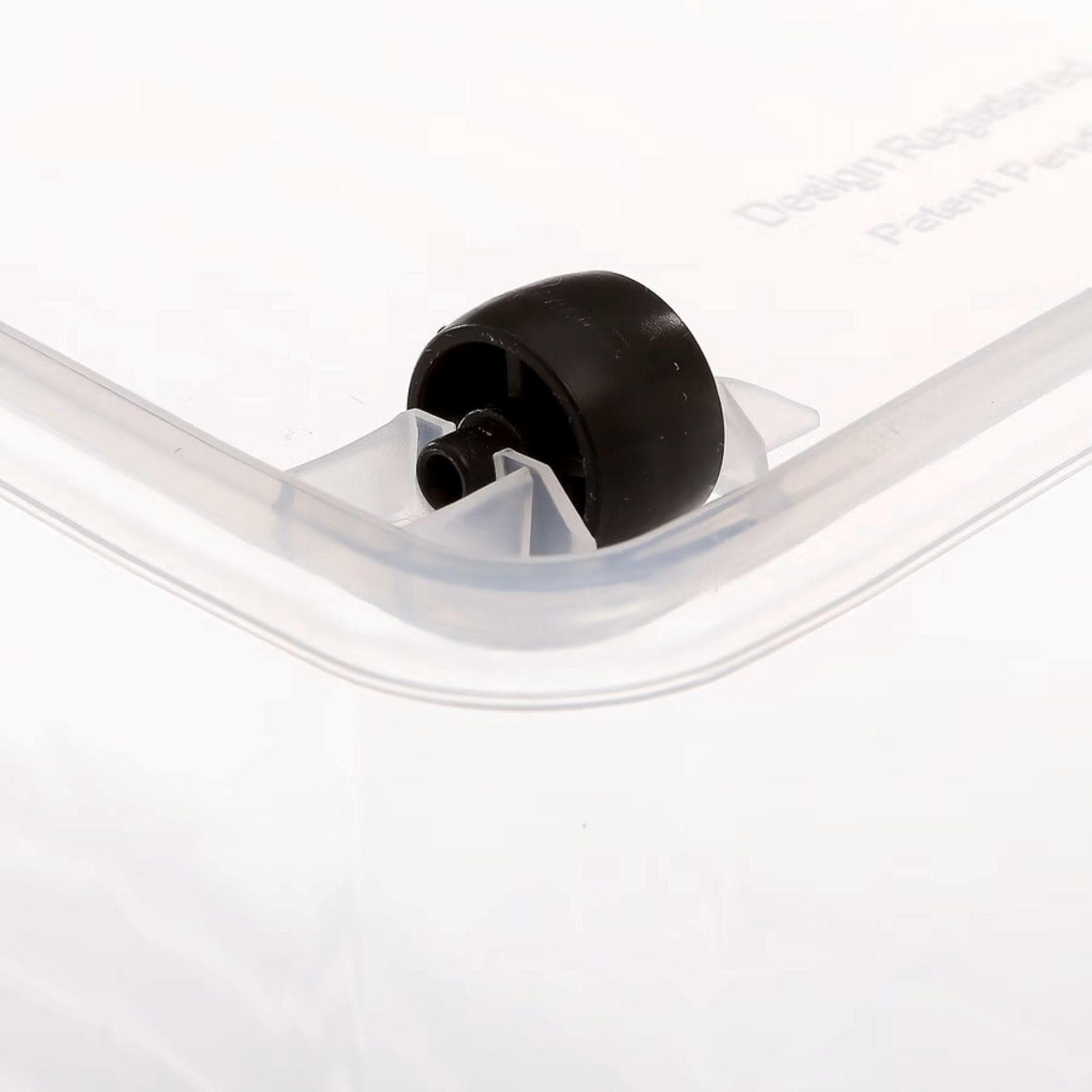Contenitore 76x26h cm in polipropilene con ruote e chiusura a clip - Archivia