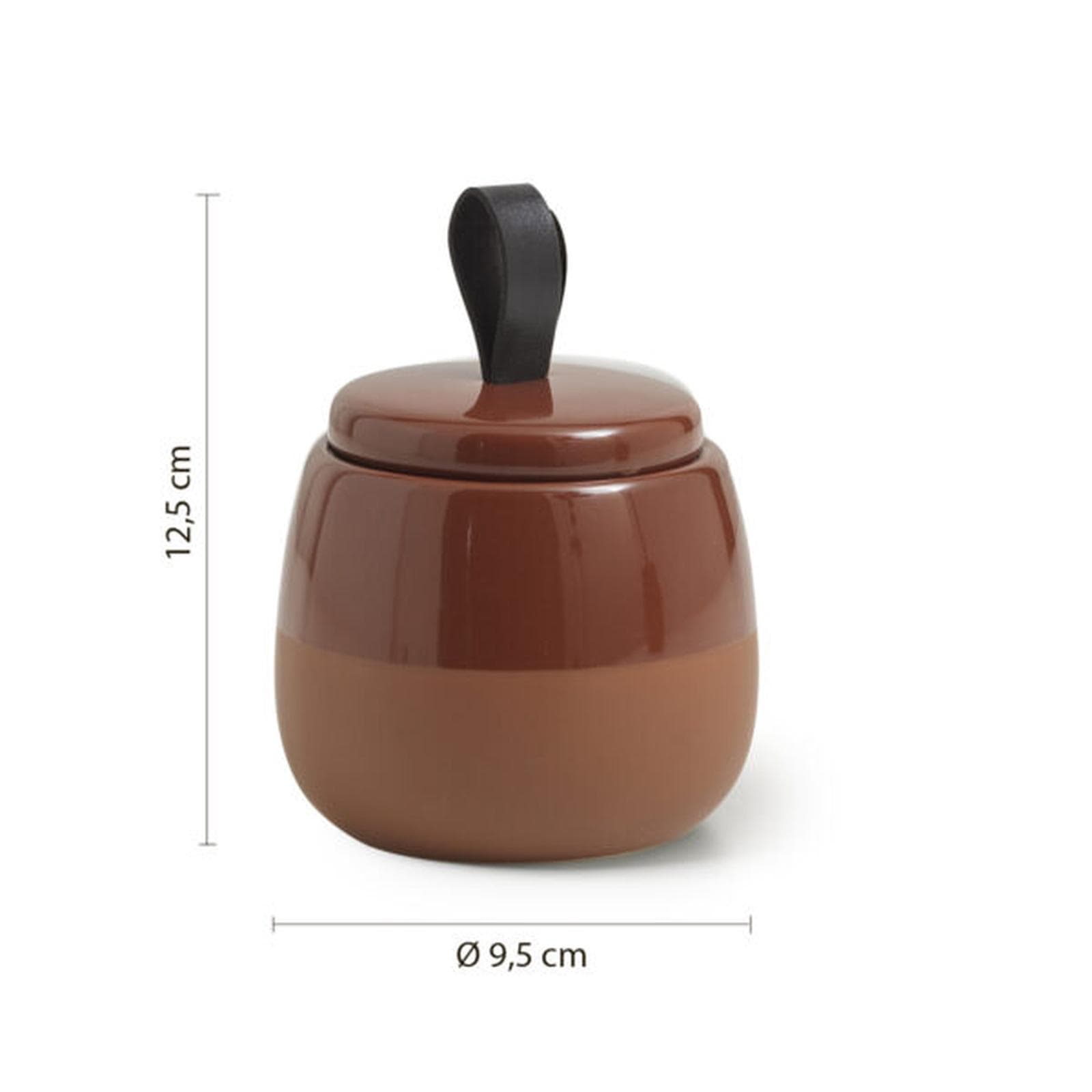 Contenitore da appoggio in ceramica terracotta - Wilma di Gedy