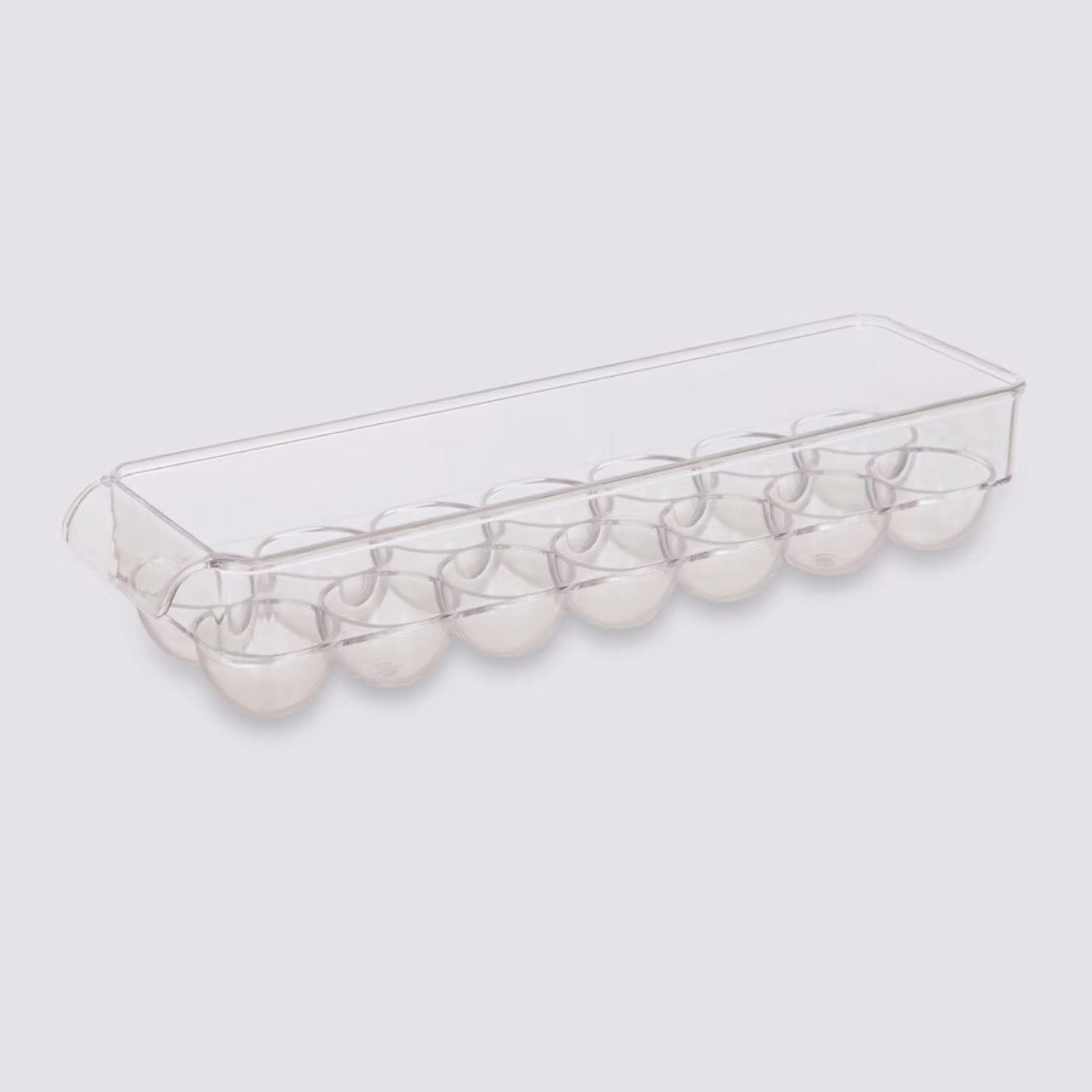 Contenitore per uova 37x11 cm trasparente con 14 posti