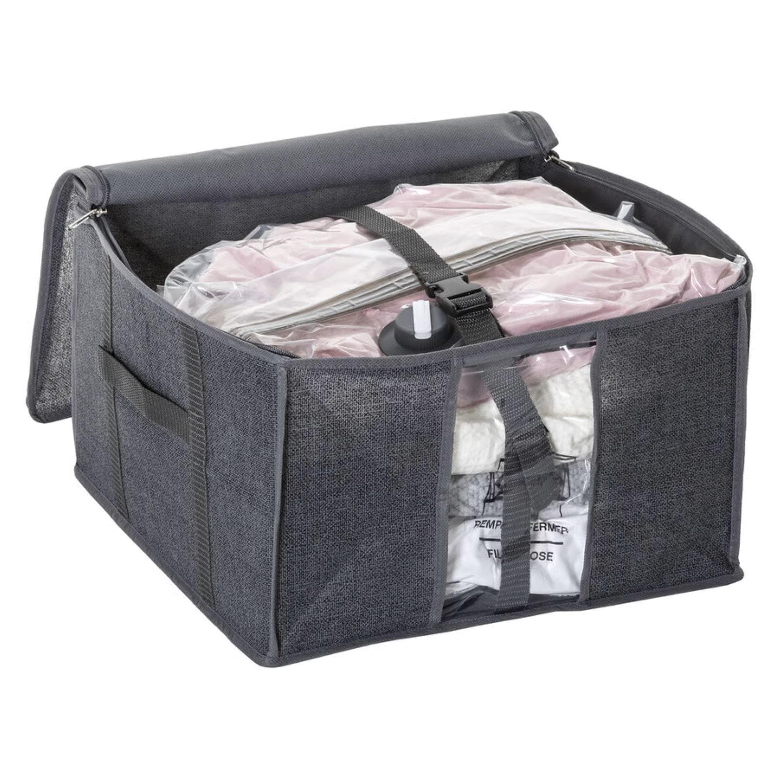 Contenitore salvaspazio 40X40 cm per sottoletto con sacchetto