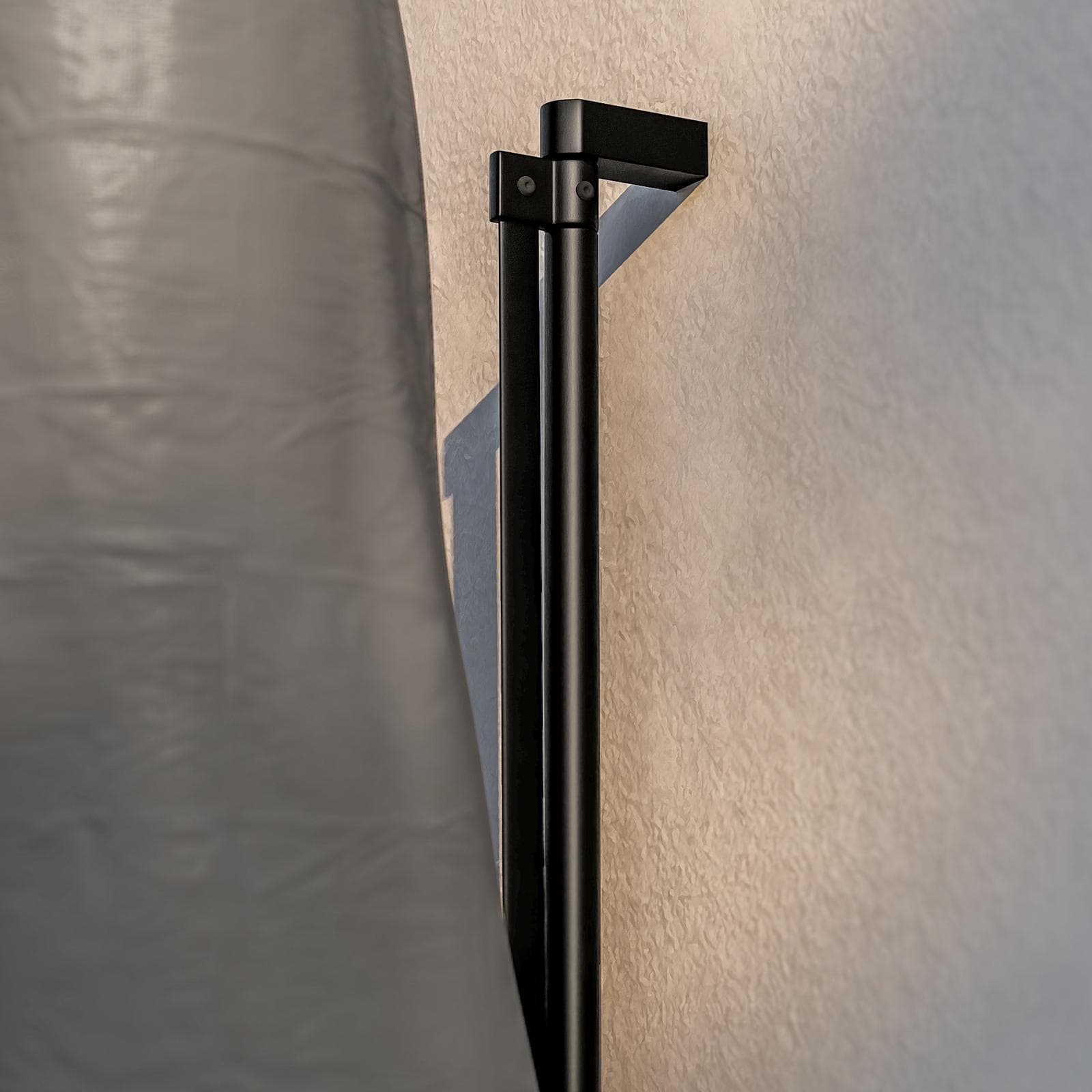 Copertura protettiva per ombrellone a parete 179h cm in poliestere idrorepellente antracite - Wakanda