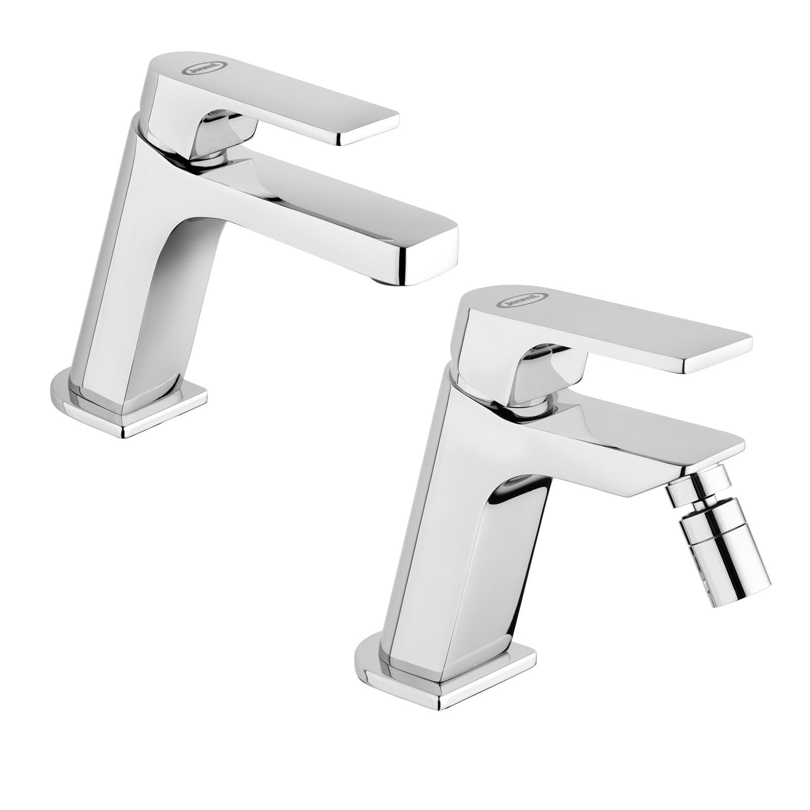 Coppia di miscelatori Plaza di Jacuzzi - Rubinetteria per lavabo e bidet per piletta