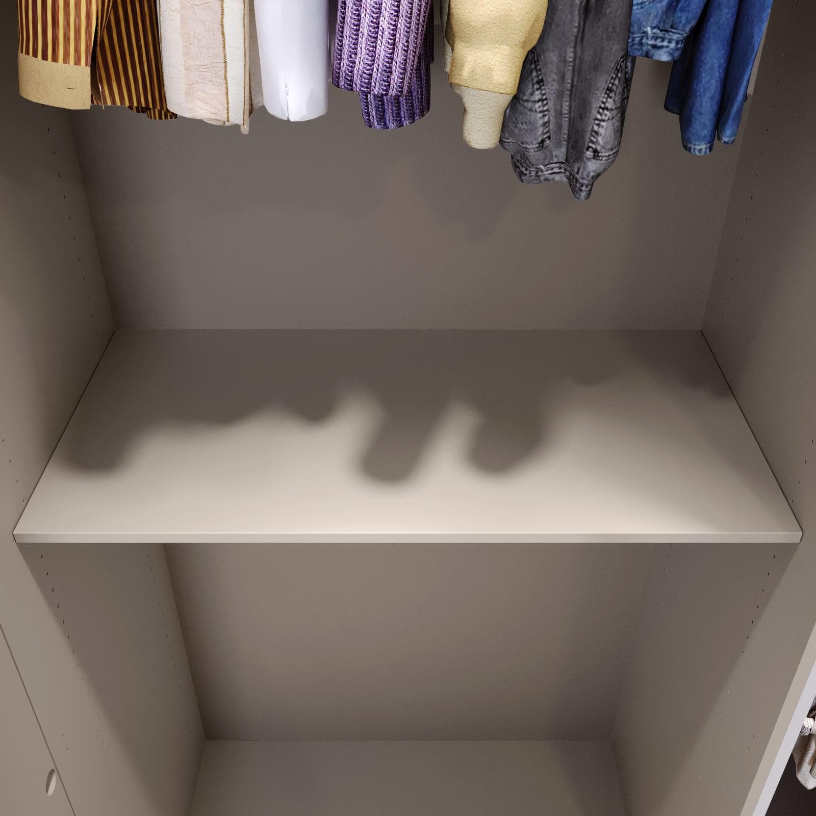 Coppia di ripiani cashmere per armadio da 100 cm - Ventur
