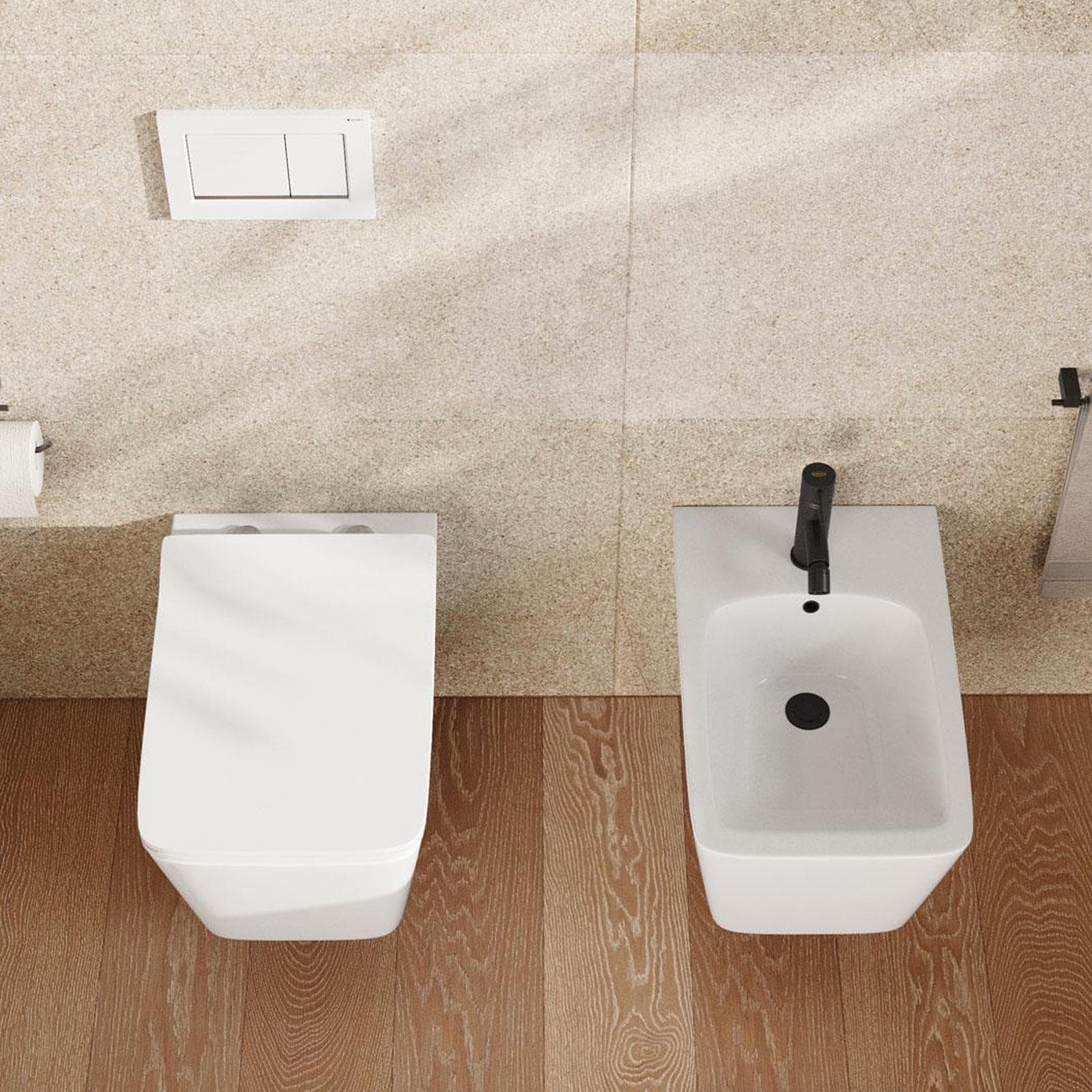 Sanitari sospesi risparmio idrico sedile SoftClose - Teo