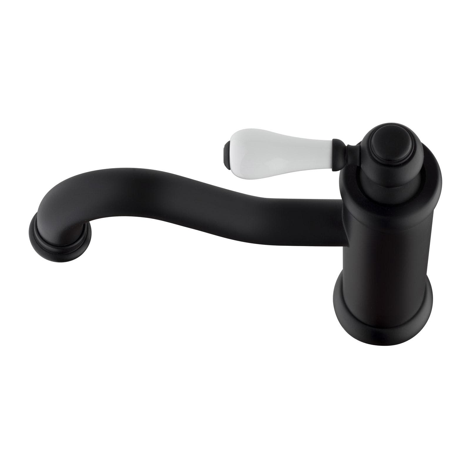 Coppia lavabo e bidet BRERA di Jacuzzi - Rubinetteria in ottone nero opaco e ceramica bianca