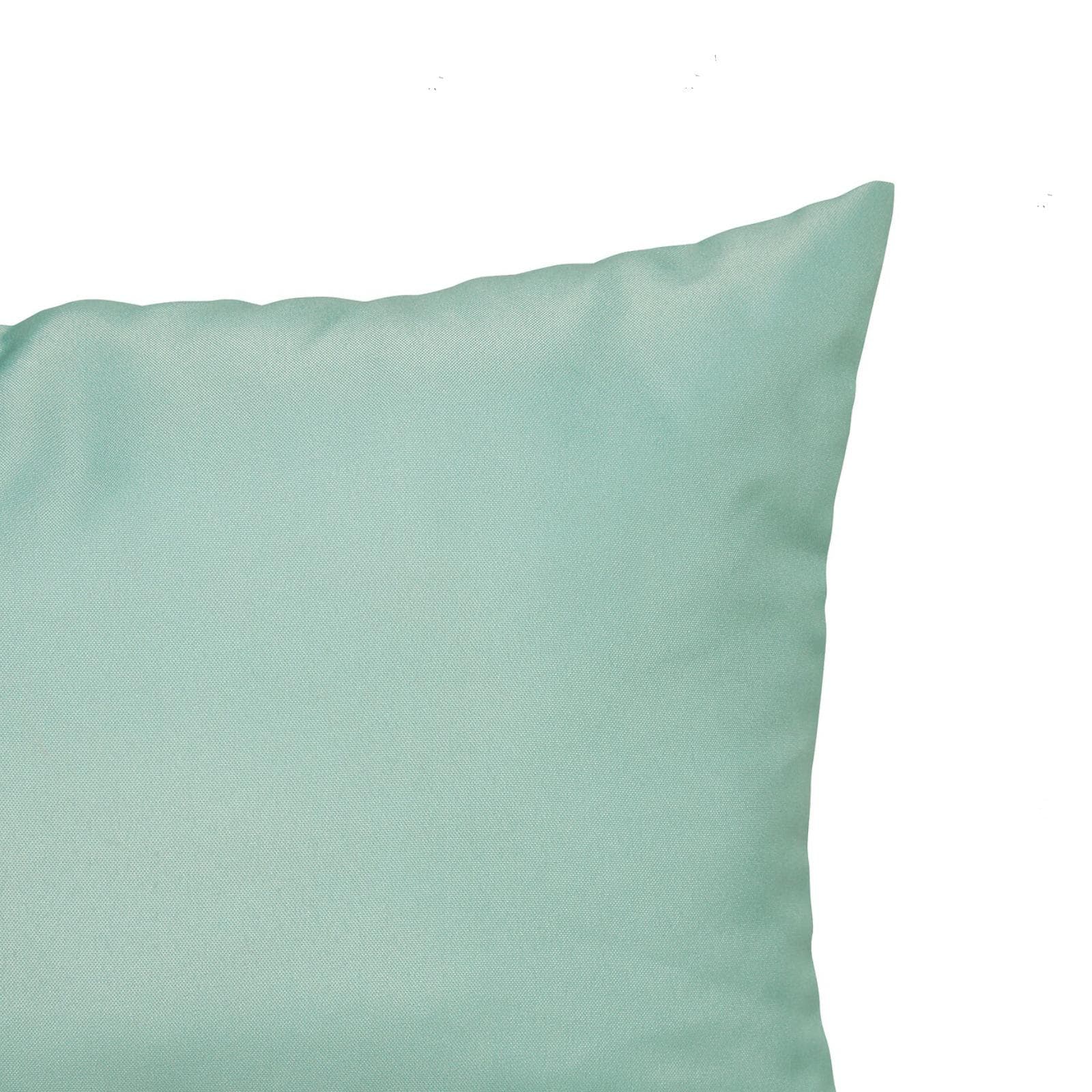 Copricuscino decorativo da esterno 50x30 cm in poliestere idrorepellente verde acqua motivo rombi - Pigmentia