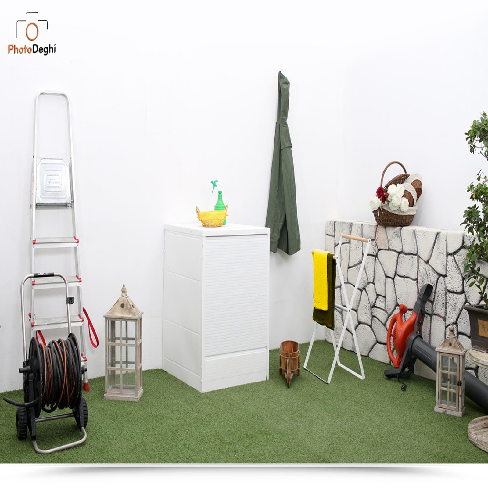 Coprilavatrice 65x70 cm serrandina verticale bianco