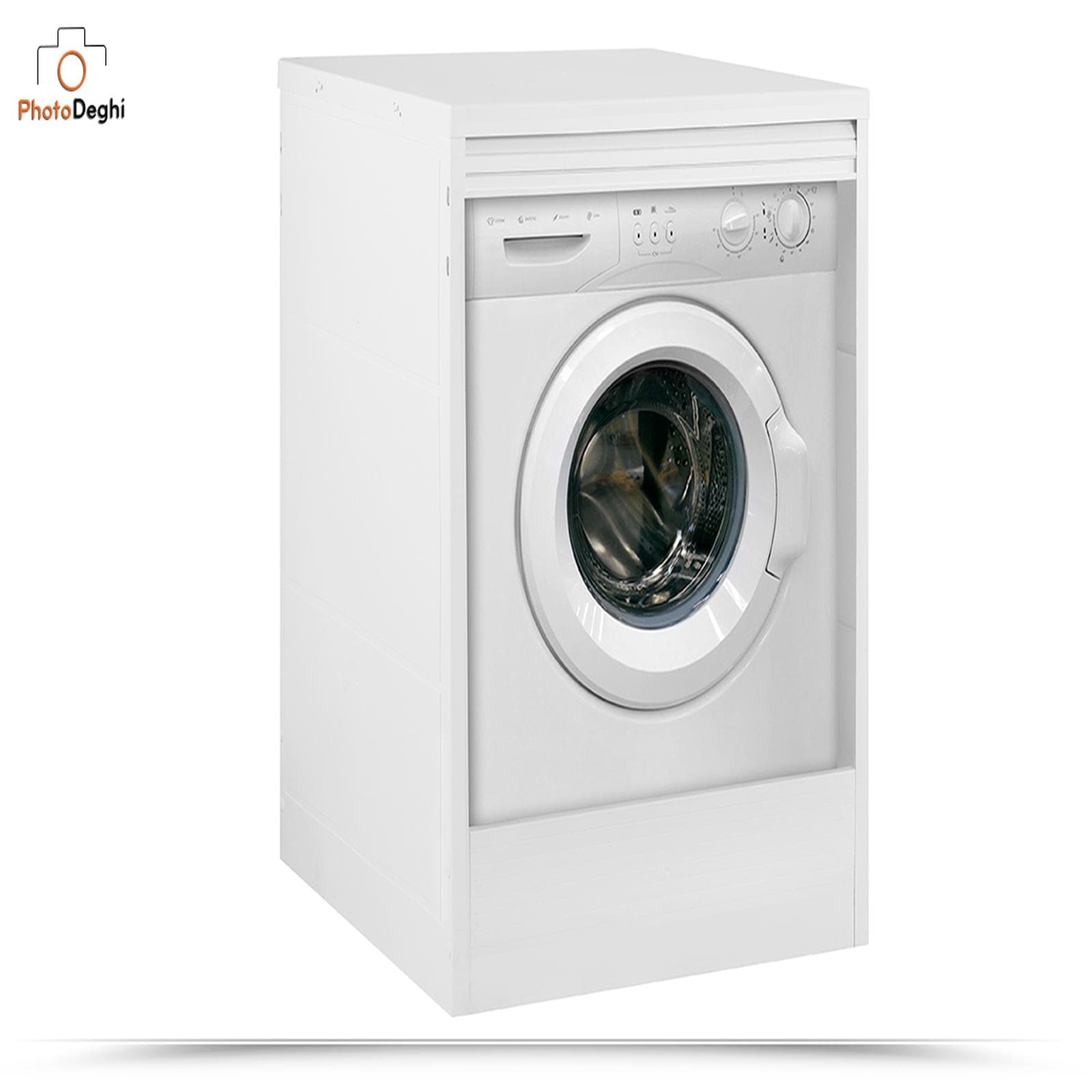 Coprilavatrice 65x70 cm serrandina verticale bianco