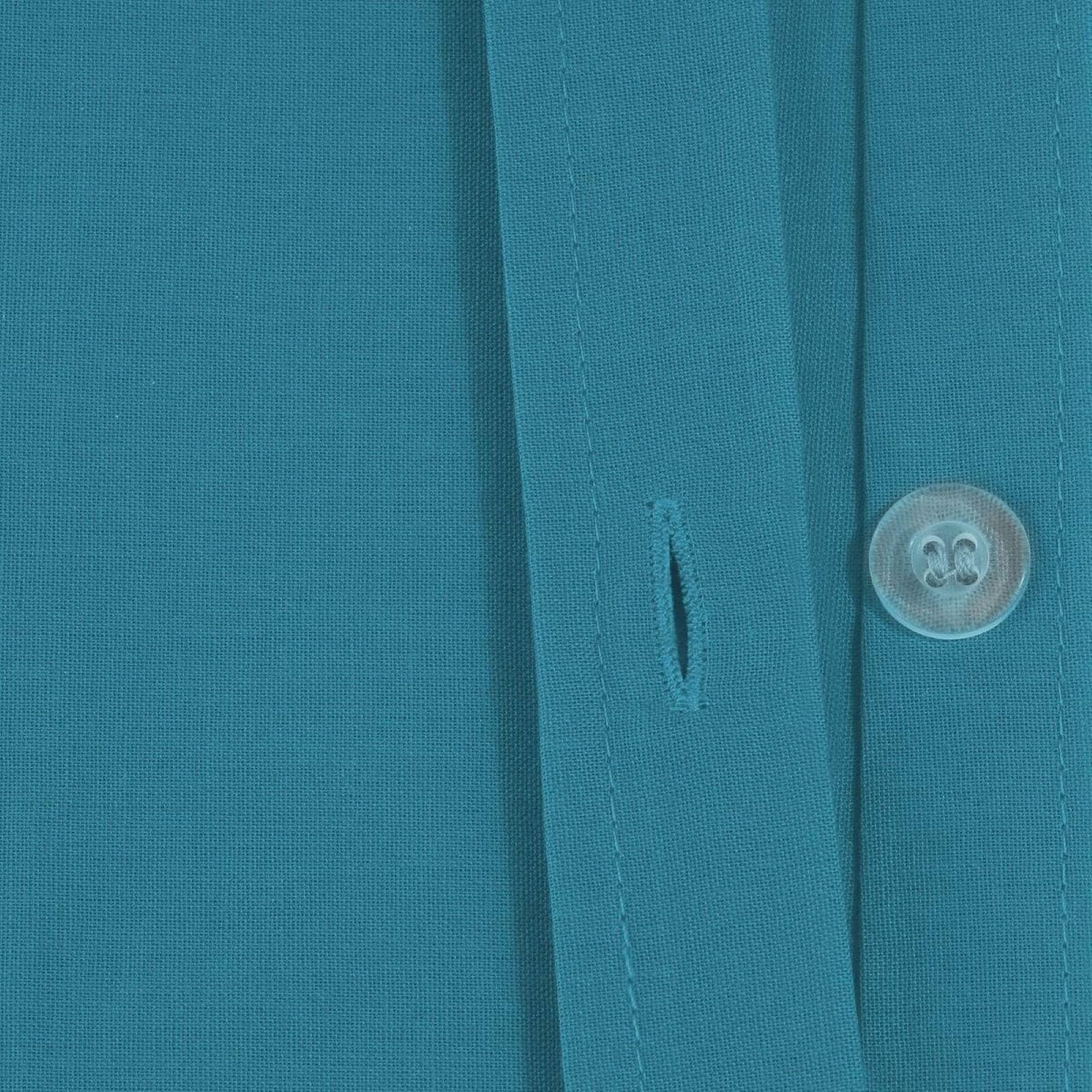 Copripiumino matrimoniale 240x220 cm in cotone petrolio - Bellini
