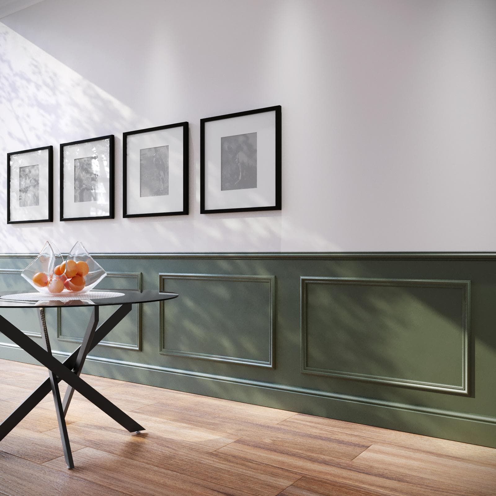 Cornice boiserie 100x60 cm bianco verniciabile - Miya
