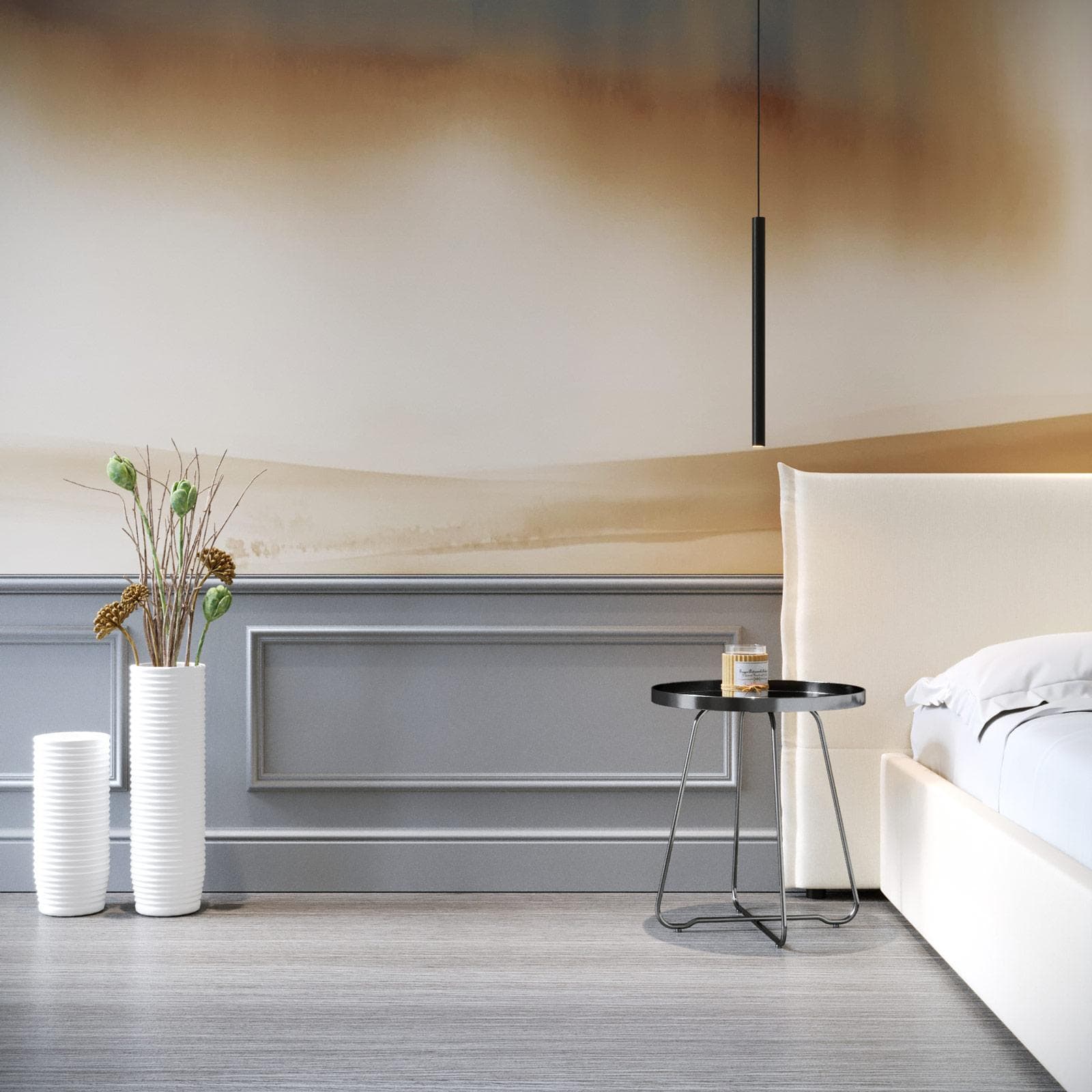 Cornice boiserie 120x40 cm bianco verniciabile - Miya