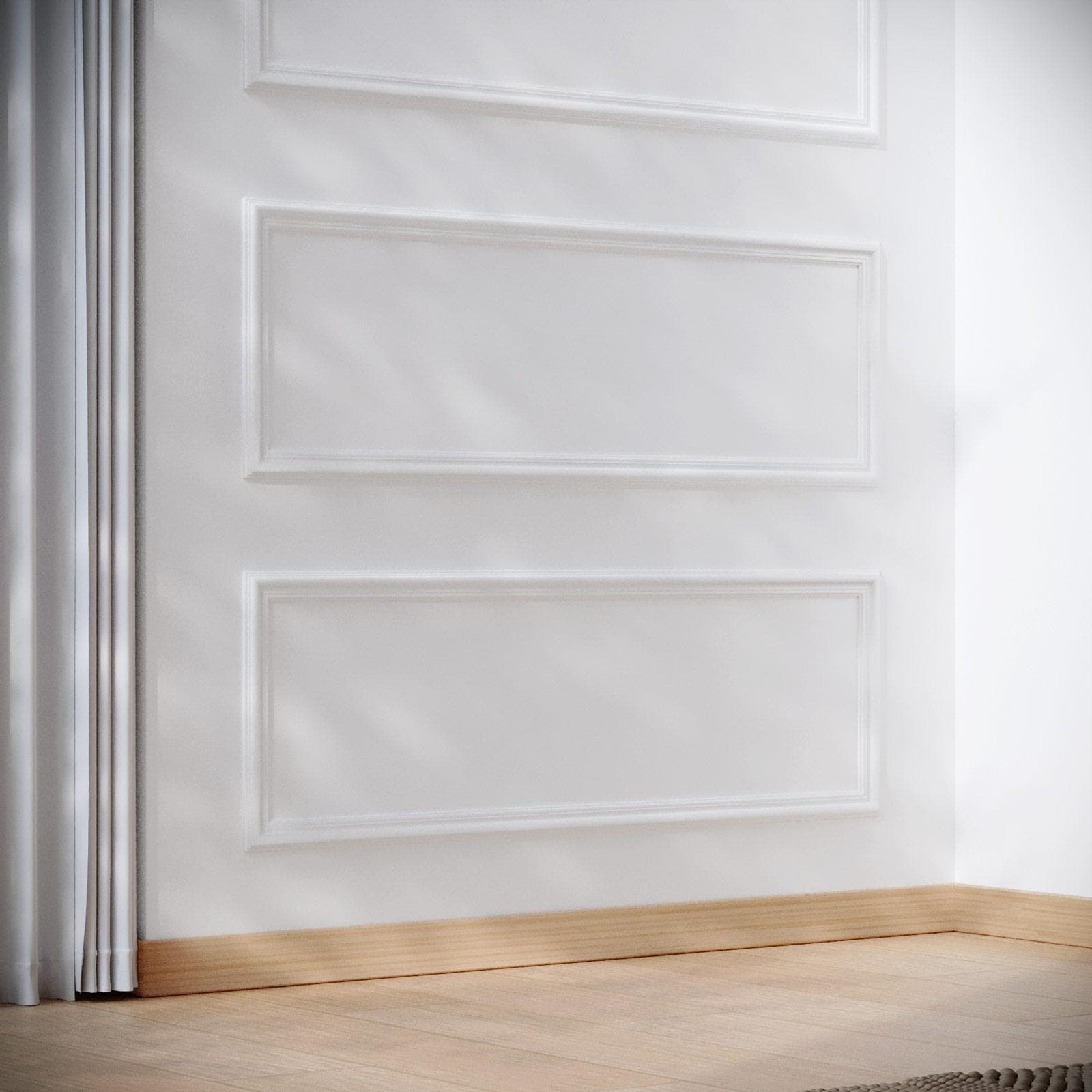 Cornice boiserie 120x40 cm bianco verniciabile - Miya