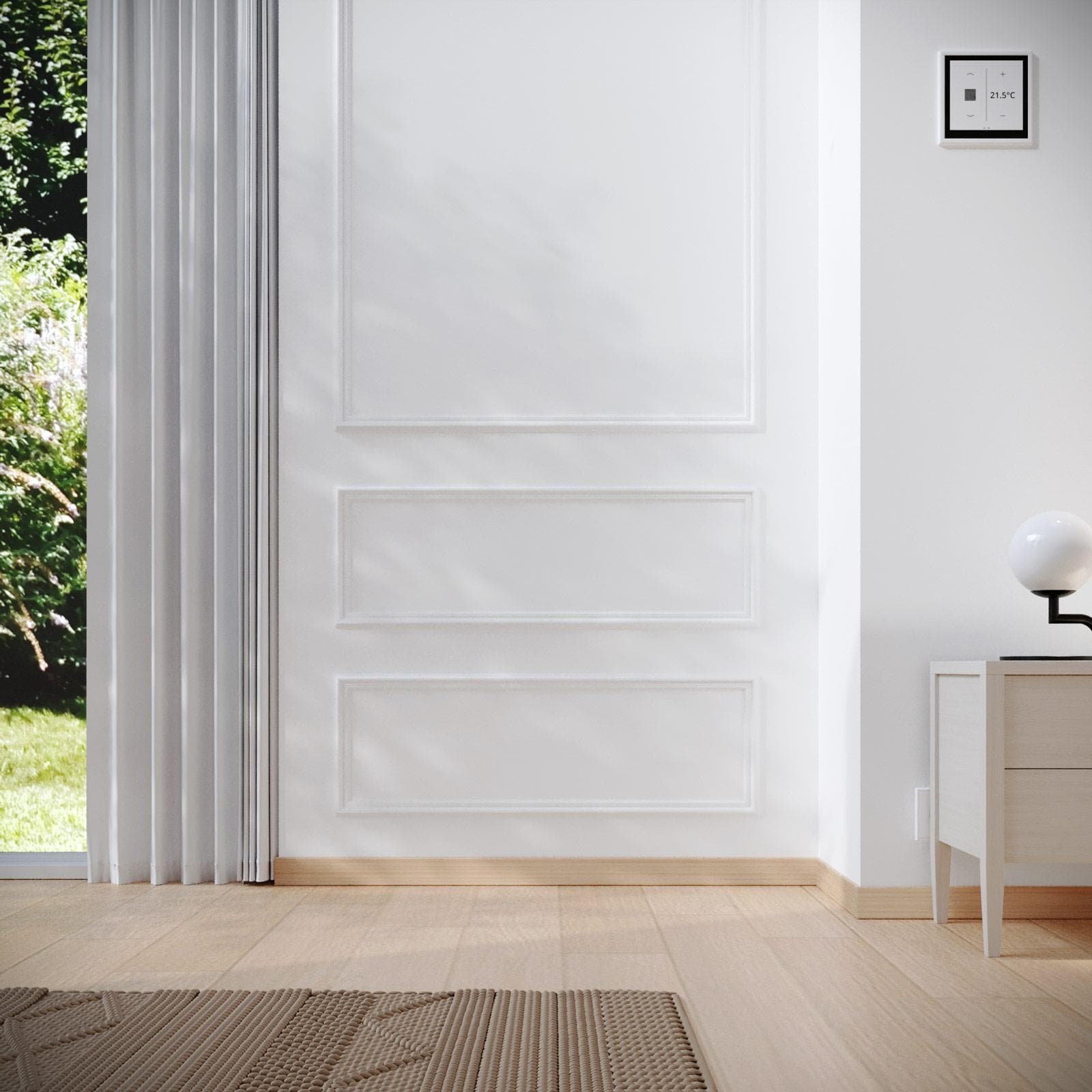 Cornice boiserie 120x40 cm bianco verniciabile - Miya