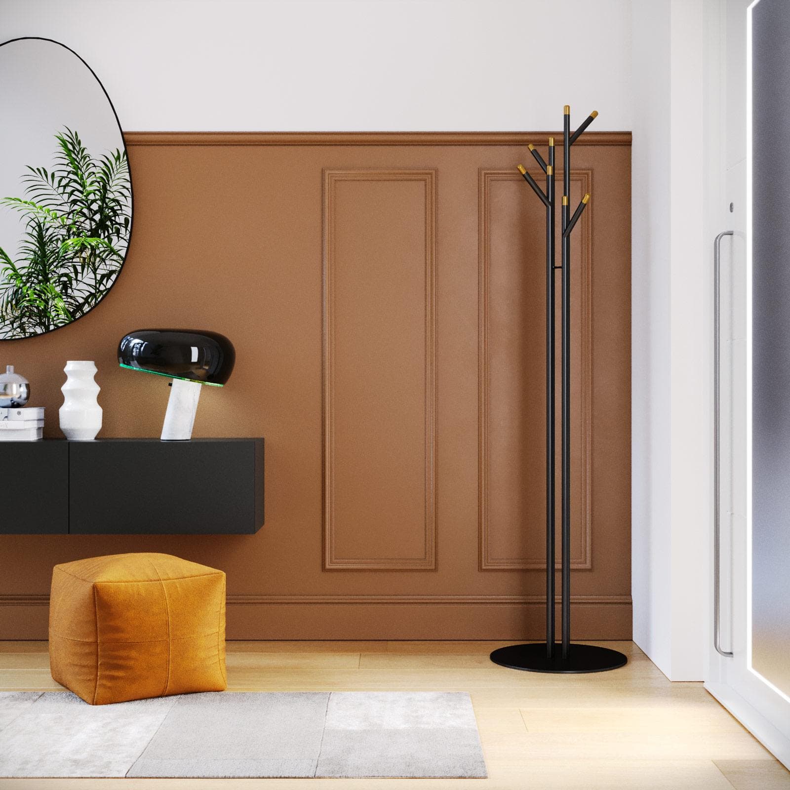 Cornice boiserie 140x40 cm bianco verniciabile - Miya