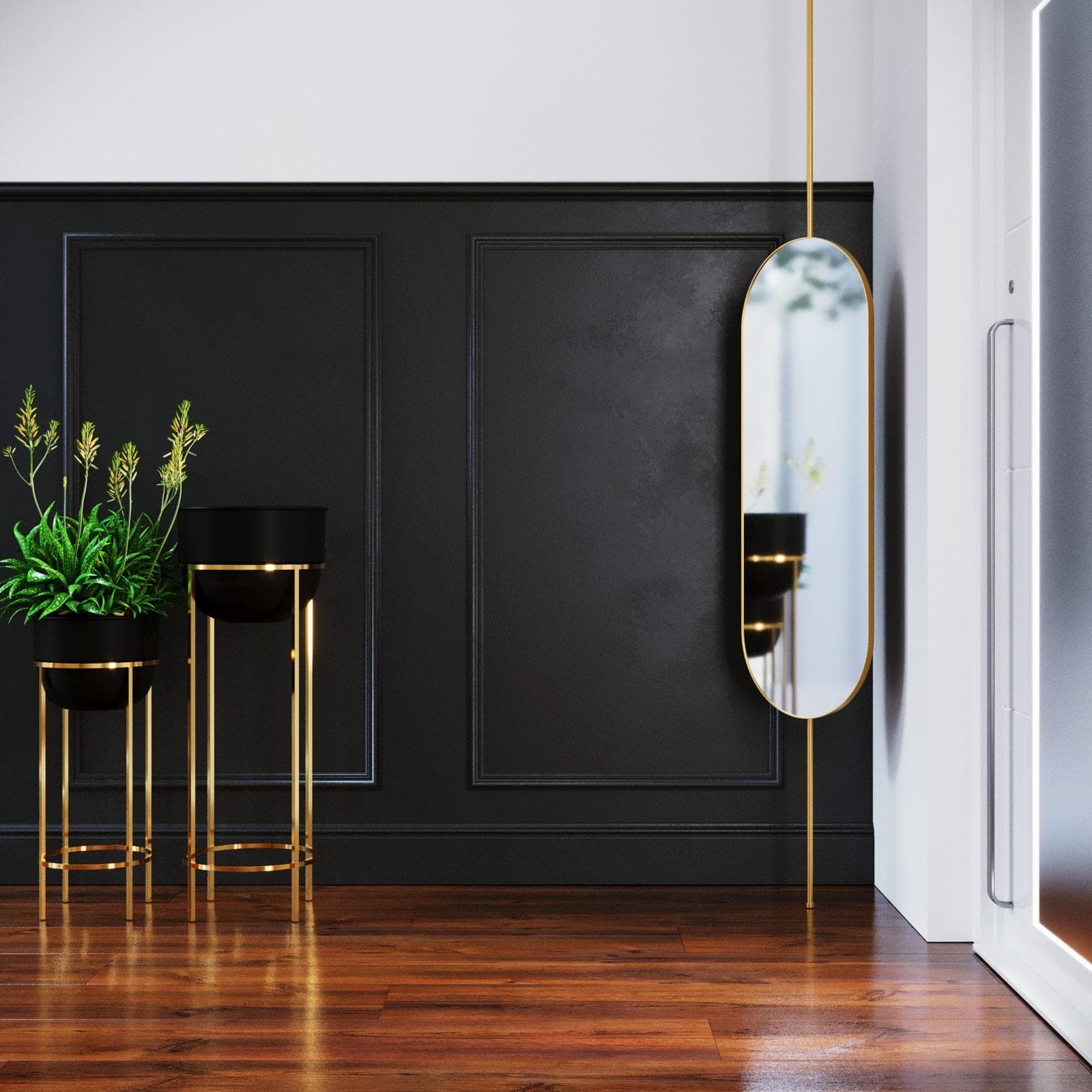 Cornice boiserie 140x80 cm bianco verniciabile - Miya